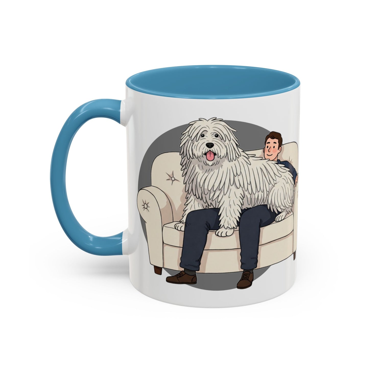 Komondor Lap Dog Coffee Mug - Funny Animal Lover Gift - Schmartypants
