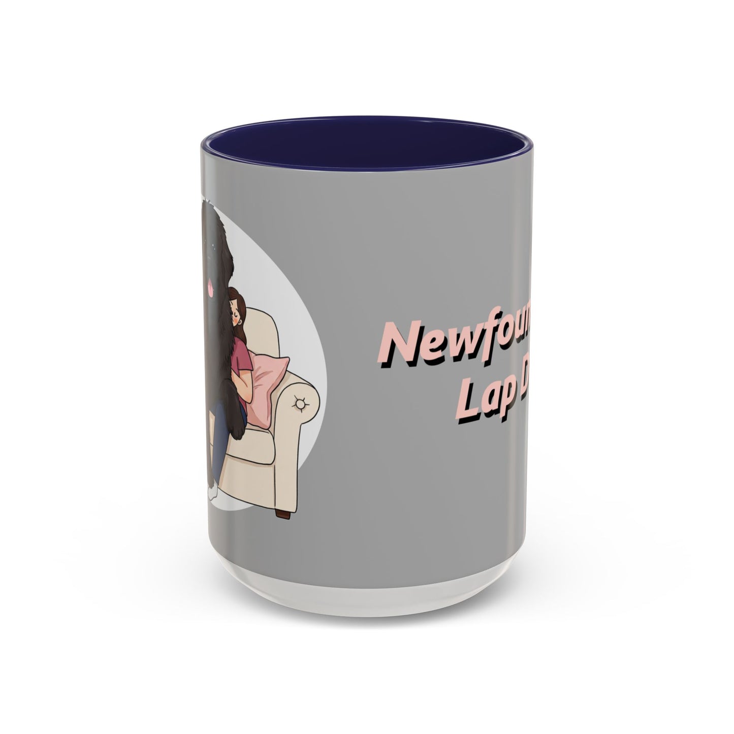 Funny Newfoundland Lap Dog Coffee Mug - Perfect Gift for Dog Lovers, Pet Parents, Cozy Home Decor, Caffeine Fix, Unique Gift Idea - Schmartypants
