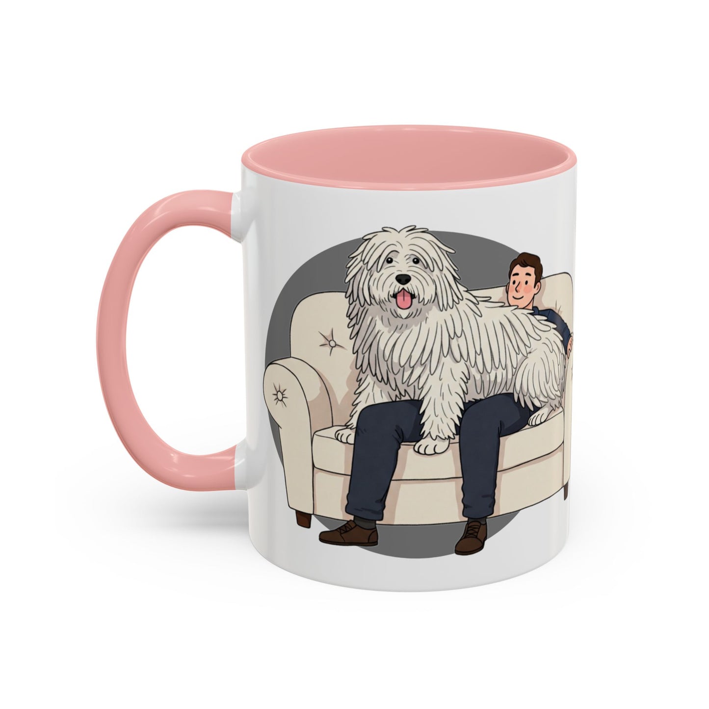 Komondor Lap Dog Coffee Mug - Funny Animal Lover Gift - Schmartypants