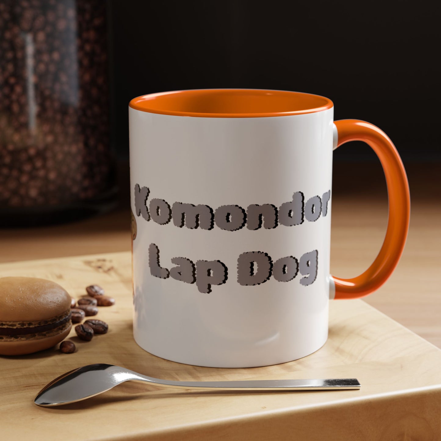 Komondor Lap Dog Coffee Mug - Funny Pet Lovers Gift - 11oz & 15oz - Schmartypants