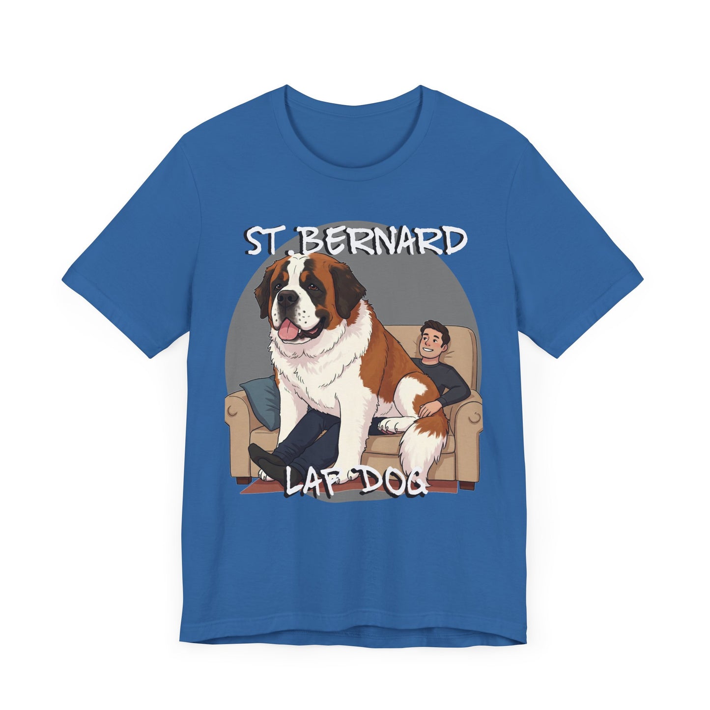 St. Bernard Funny Dog Tee - Unisex Jersey Short Sleeve T-Shirt - Schmartypants