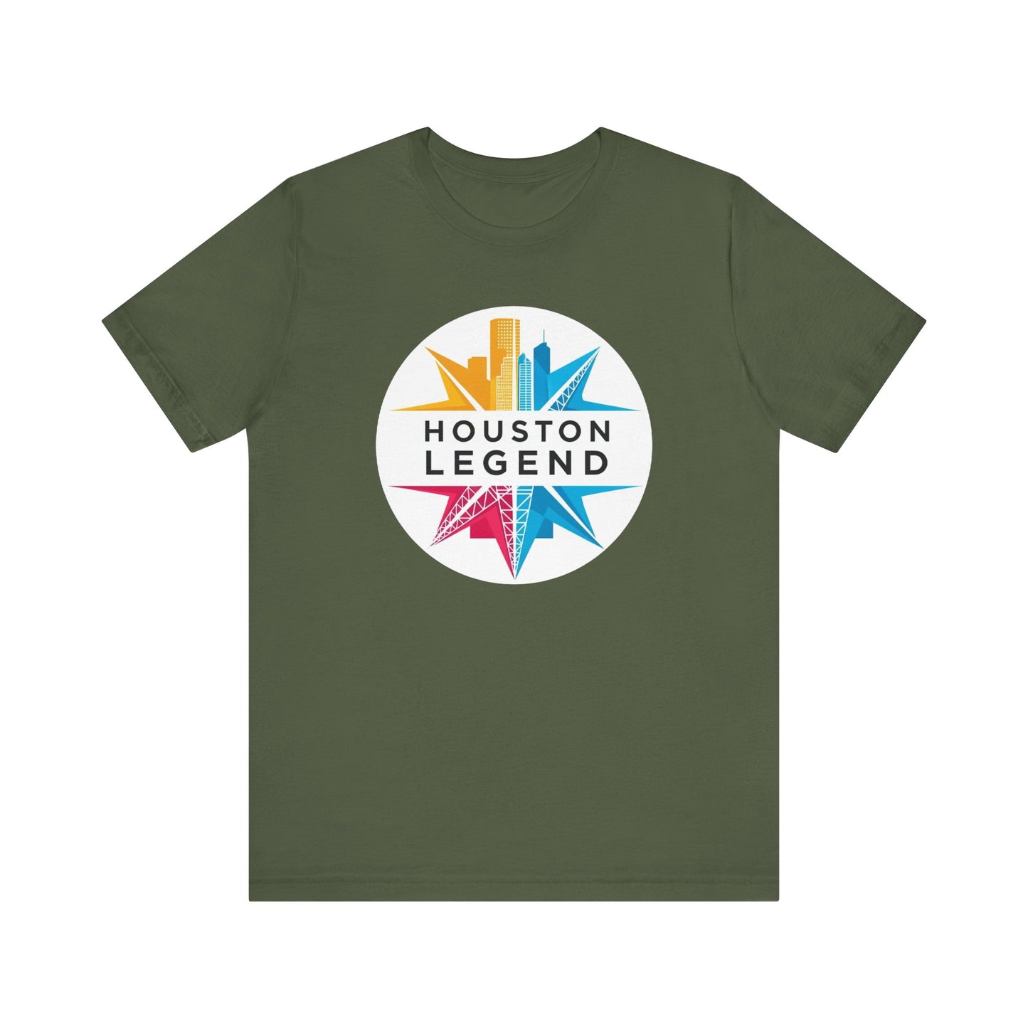 Houston Legend Short Sleeve Tee, Unisex T-Shirt, Houston Souvenir, Urban Fashion, Casual Wear, Gift for Houston Lovers