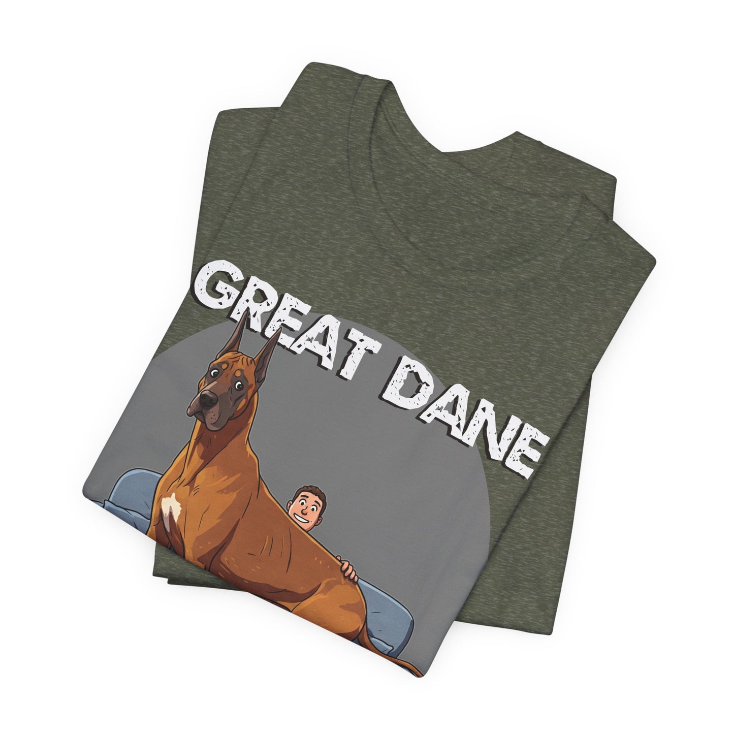 Great Dane Lap Dog Unisex Tee - Hilarious Dog Lover Graphic T-Shirt - Schmartypants
