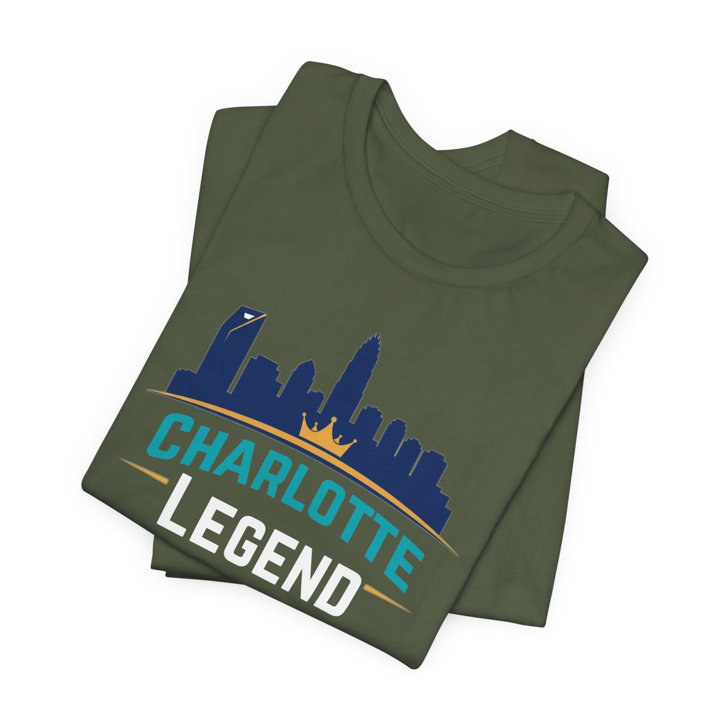 Charlotte Legend T-Shirt, Unisex Graphic Tee, Urban Streetwear, Gift for Sports Fans, City Pride Apparel, Charlotte Souvenir Tee