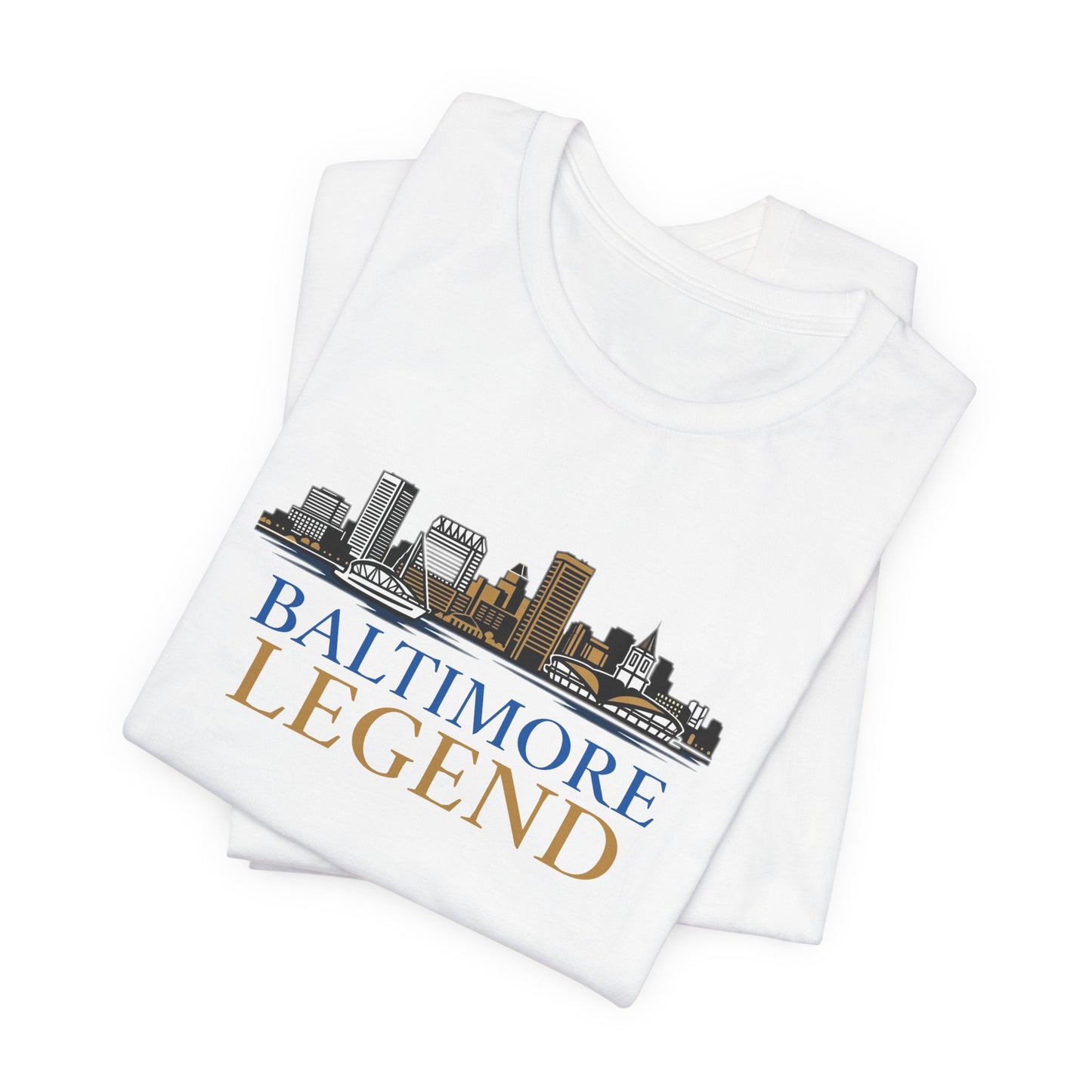 Baltimore Legend Unisex Tee, Graphic T-Shirt, Urban Style Shirt, Gift for City Lovers, Baltimore Pride Apparel, Baltimore Souvenir Shirt