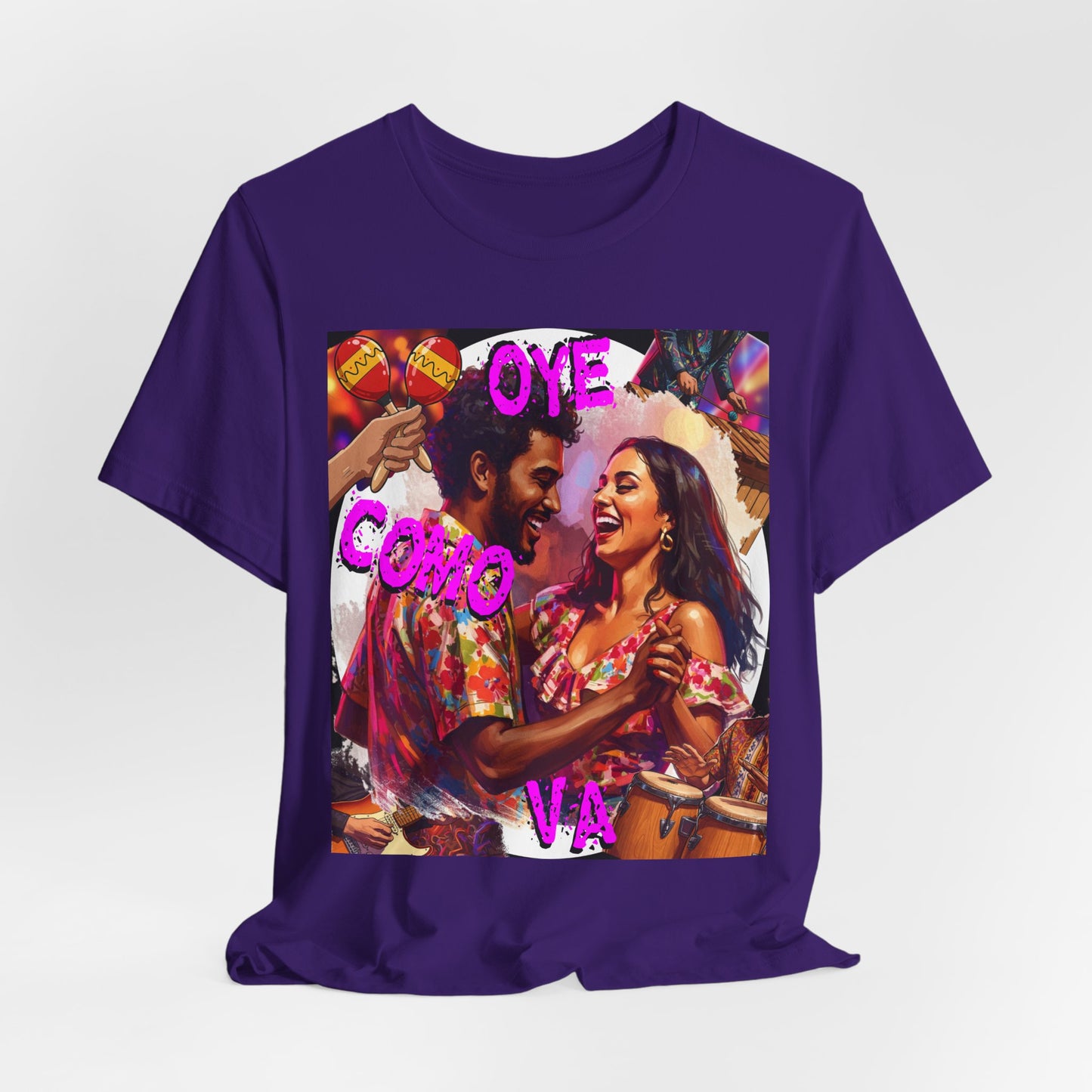 'Oye Como Va' Santana Inspired Tee for fans of Classic Rock and Latin Music