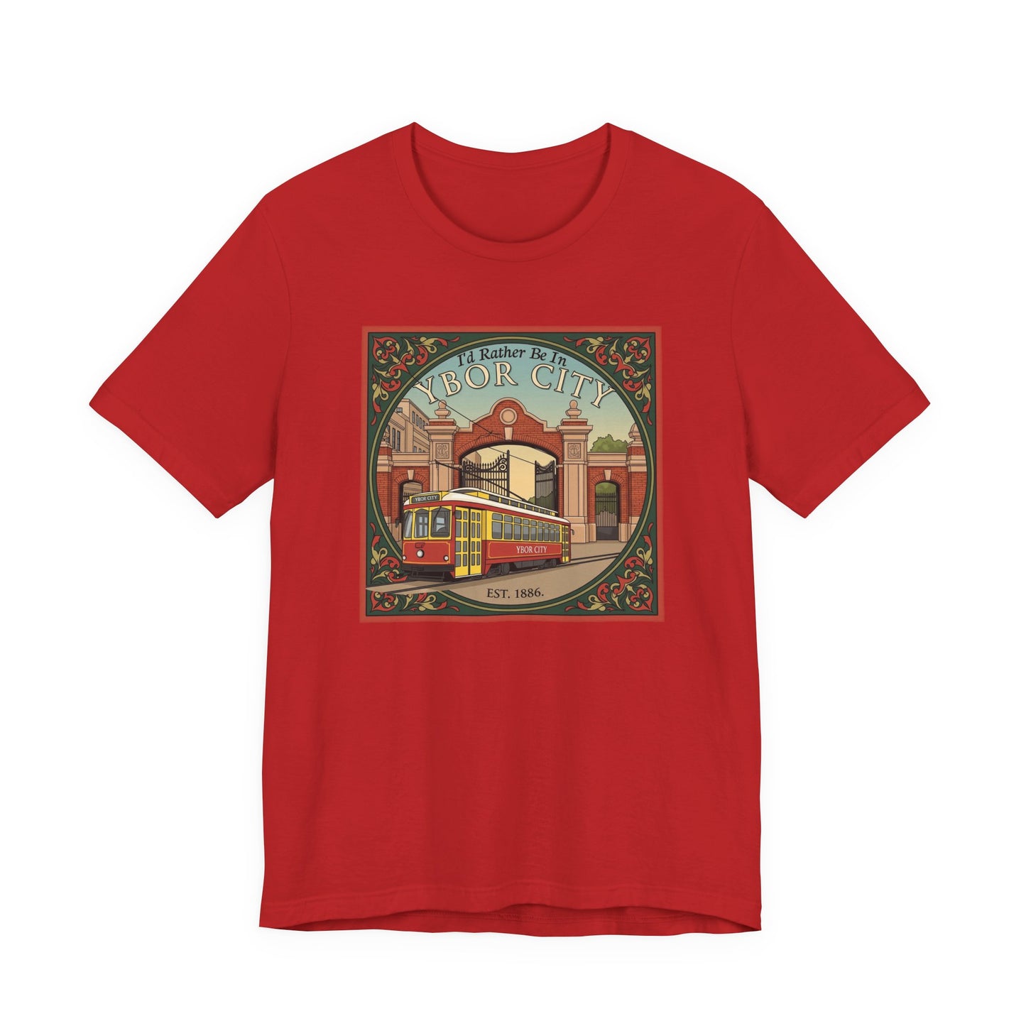Ybor City Vintage Tee, Tampa Florida Arts District Unisex Shirt, Music Lovers Gift, Retro Style T-shirt, Hipster Clothing
