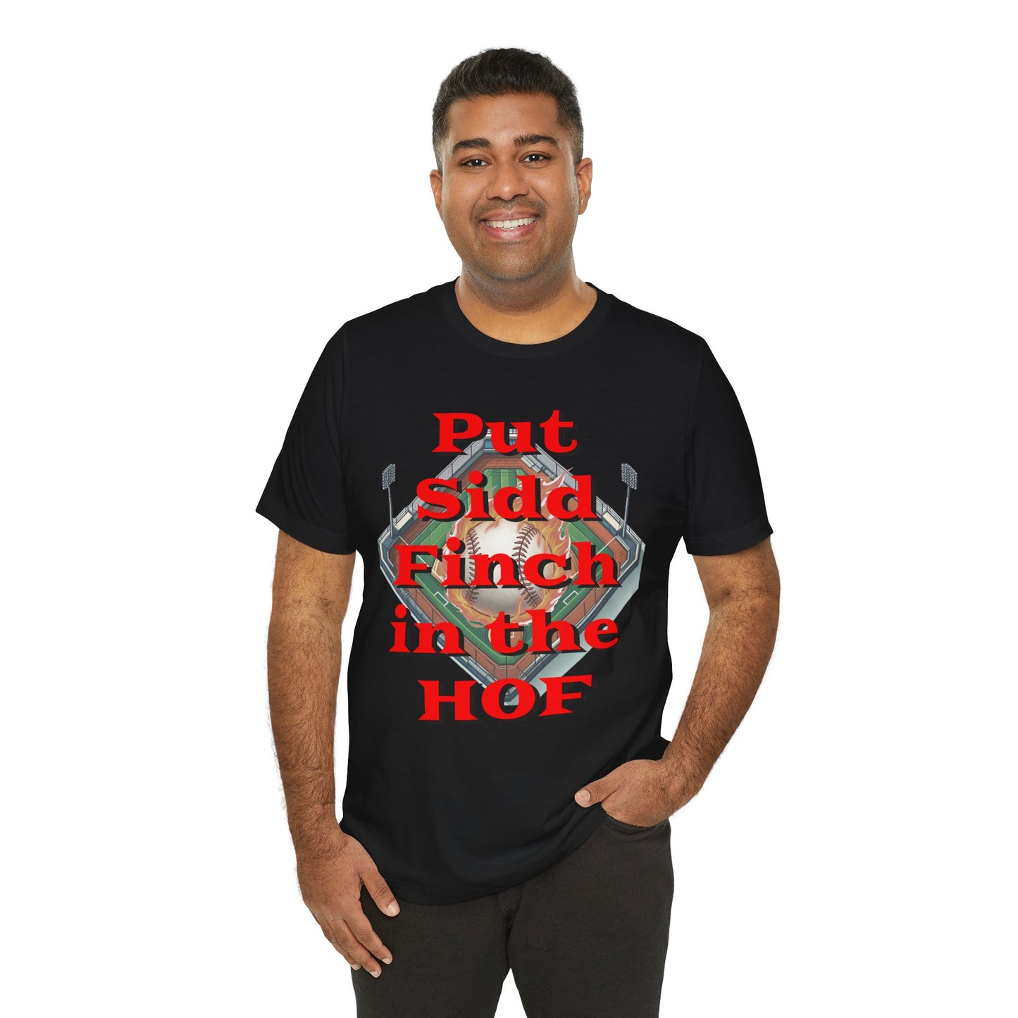 Baseball Fantasy Satirical Shirt, Funny Sports Tee, Mythological Fireballing Pitcher Gift, Sidd Finch April Fool's Joke, Unisex Jersey