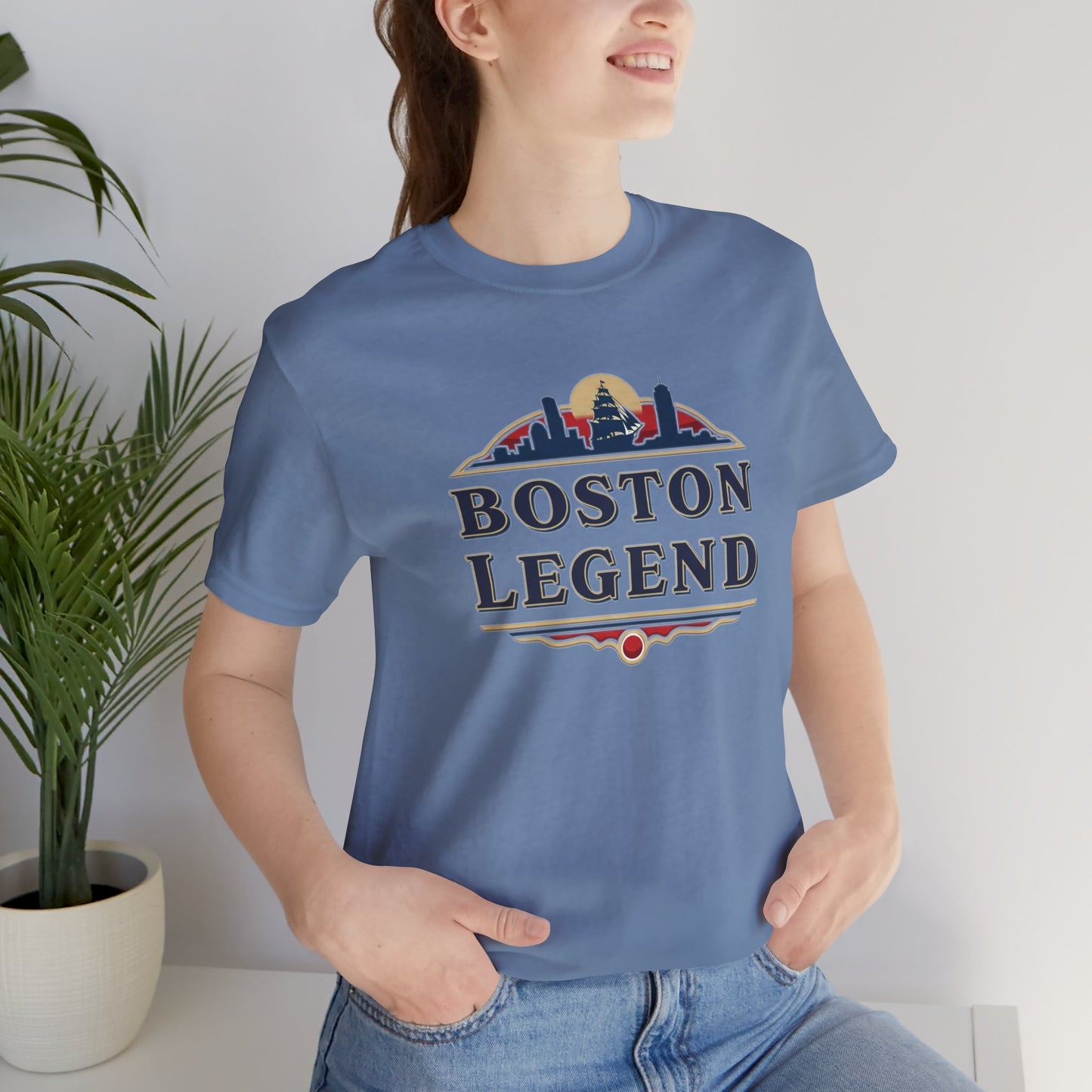 Boston Legend Unisex Tee | Casual Everyday Wear, Gift for Sports Fans, Boston Pride Shirt, Travel Souvenir, Summer Outfit