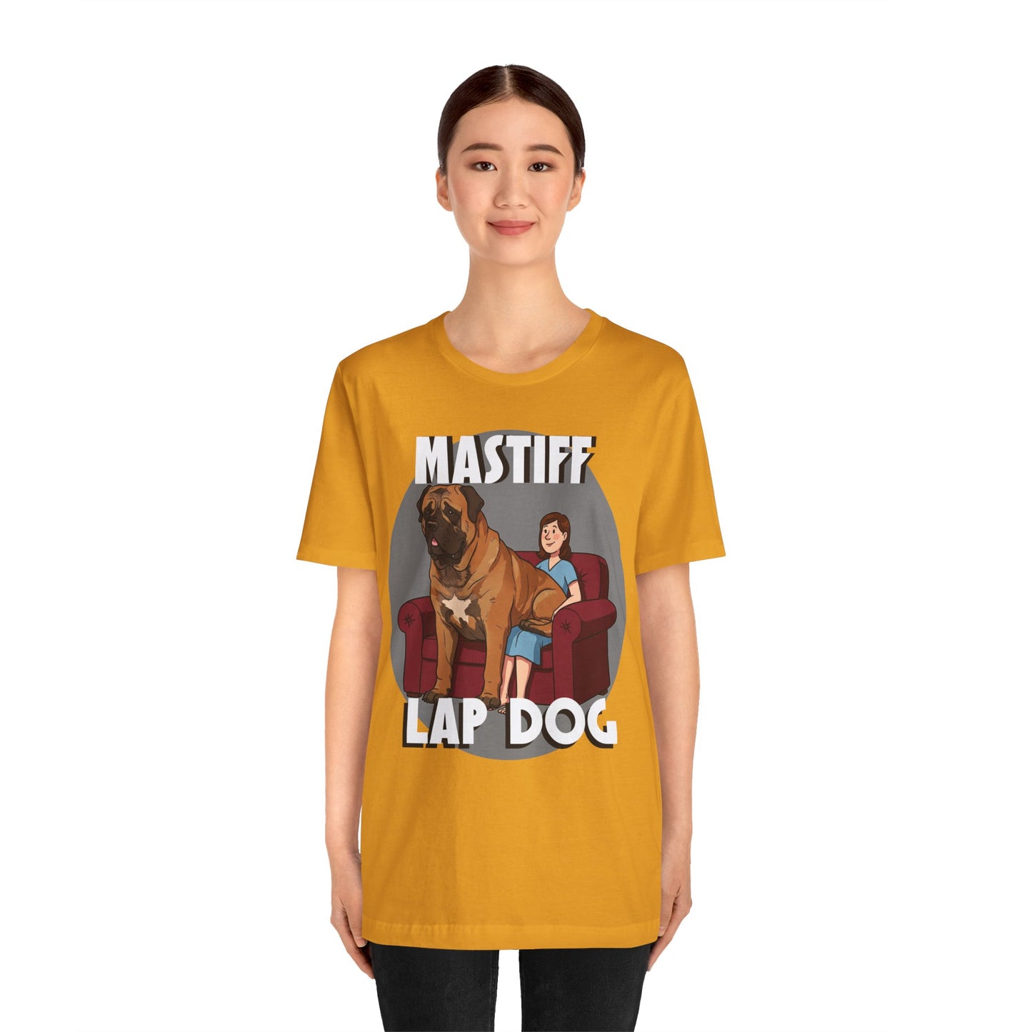 Mastiff Lap Dog T-Shirt – Hilarious and Comfy Tee for Dog Lovers - Schmartypants