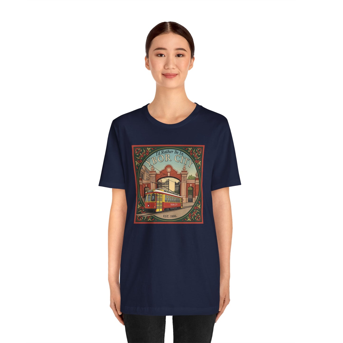 Ybor City Vintage Tee, Tampa Florida Arts District Unisex Shirt, Music Lovers Gift, Retro Style T-shirt, Hipster Clothing