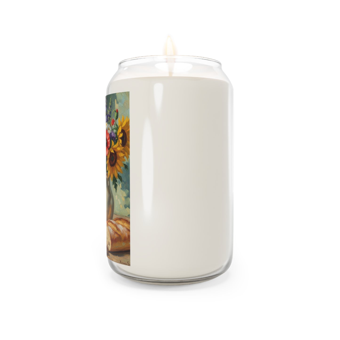 Scented Candle, French Countryside Oil Painting Print