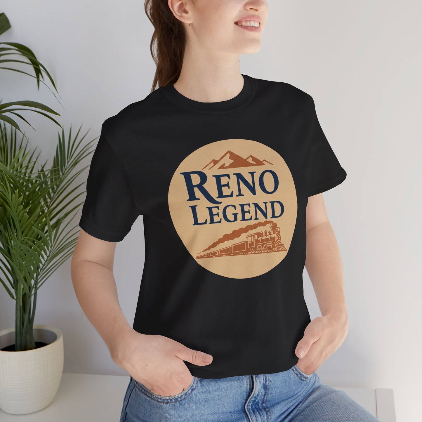 Reno Legend Unisex Tee, Graphic Tee, Casual Wear, Gift for Him, Outdoor Adventure Shirt, Vintage Style T-Shirt