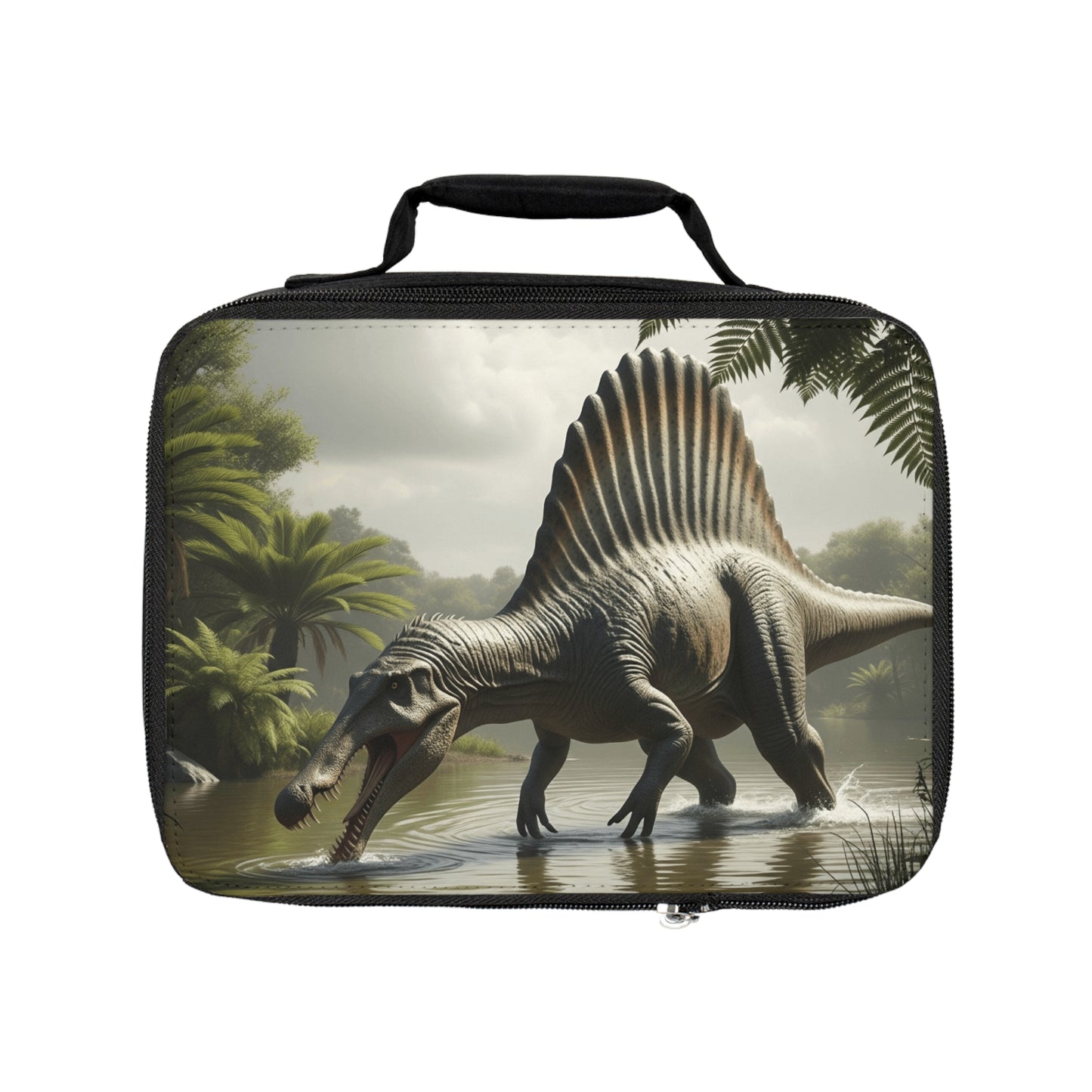Dinosaur Lunch Bag | Spinosaurus Print | Kids Lunchbox | School Bag | Eco-Friendly Food Container | Fun Lunch Accessories