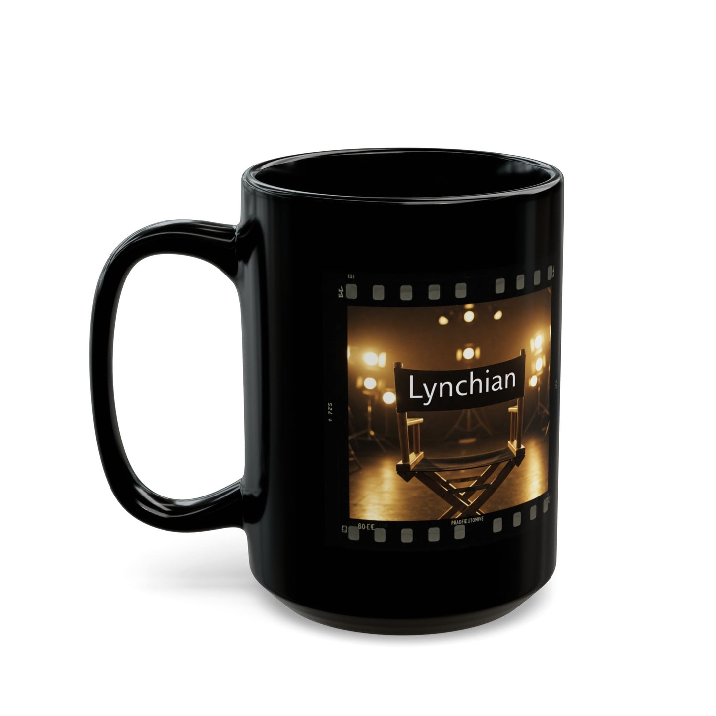 'Lynchian' Cinema Black Mug - 11oz & 15oz | Perfect Gift for Movie Lovers and Film Students, David Lynch Fans - Schmartypants