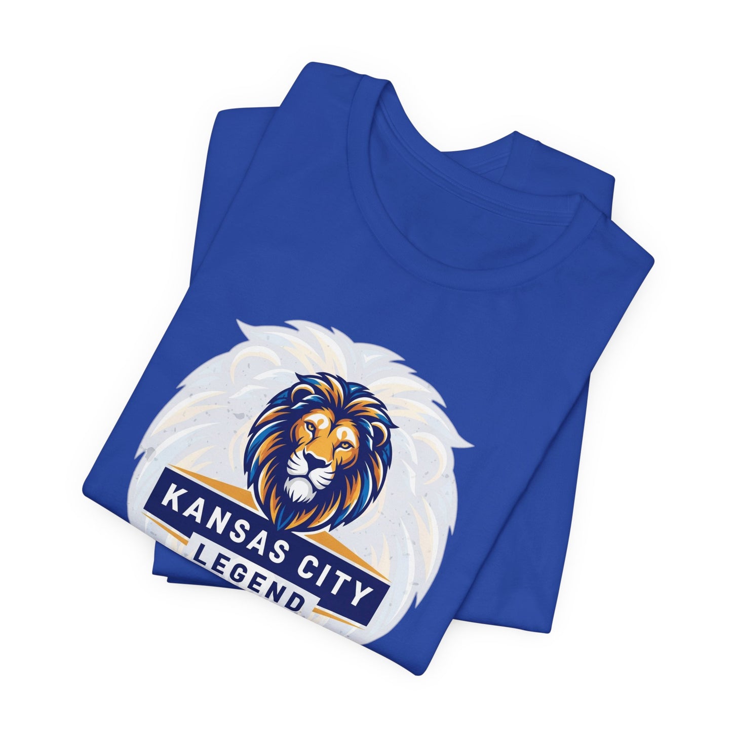 Kansas City Legend Lion Tee - Unisex Jersey T-shirt, Gift for Sports Fans, Casual Wear, Team Spirit, Birthday Present