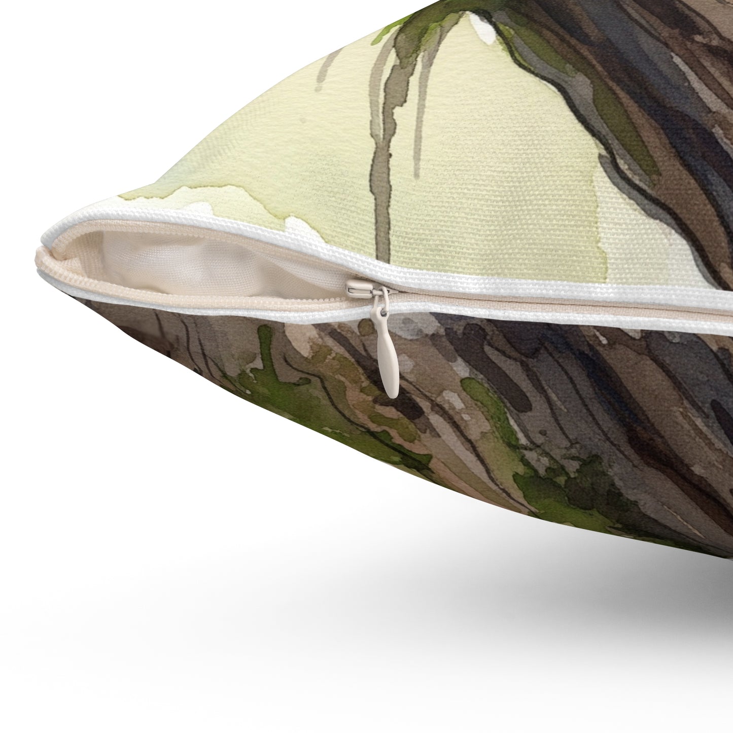 Nature-Inspired Decorative Pillow, Cozy Home Decor, Bird Art Pillow, Farmhouse Cushion, Gift for Nature Lovers, Woodpecker Throw Pillow