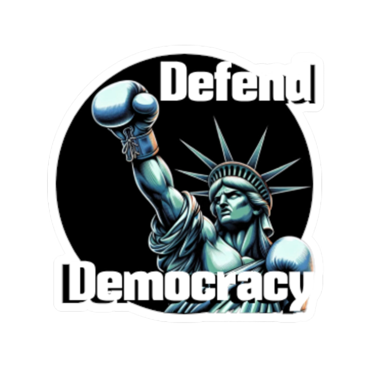 Defend Democracy Kiss-Cut Stickers - Empowering Political Decals for Activists - Schmartypants