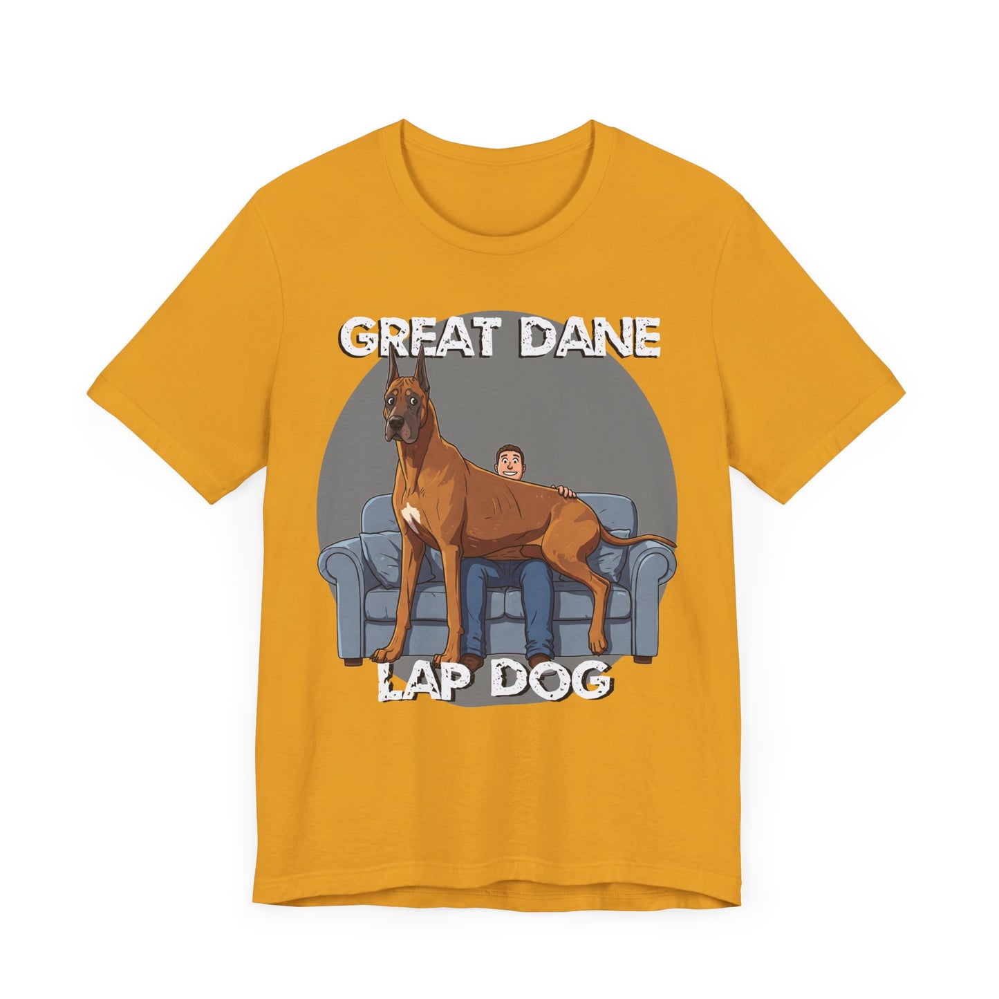 Great Dane Lap Dog Unisex Tee - Hilarious Dog Lover Graphic T-Shirt - Schmartypants