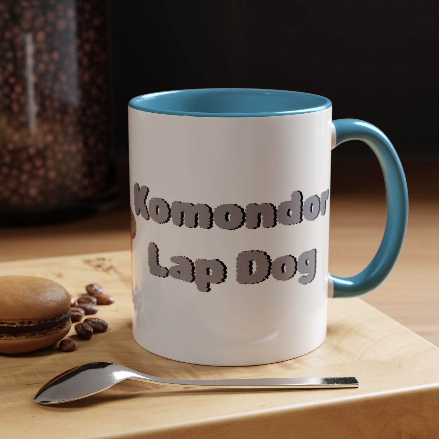 Komondor Lap Dog Coffee Mug - Funny Pet Lovers Gift - 11oz & 15oz - Schmartypants