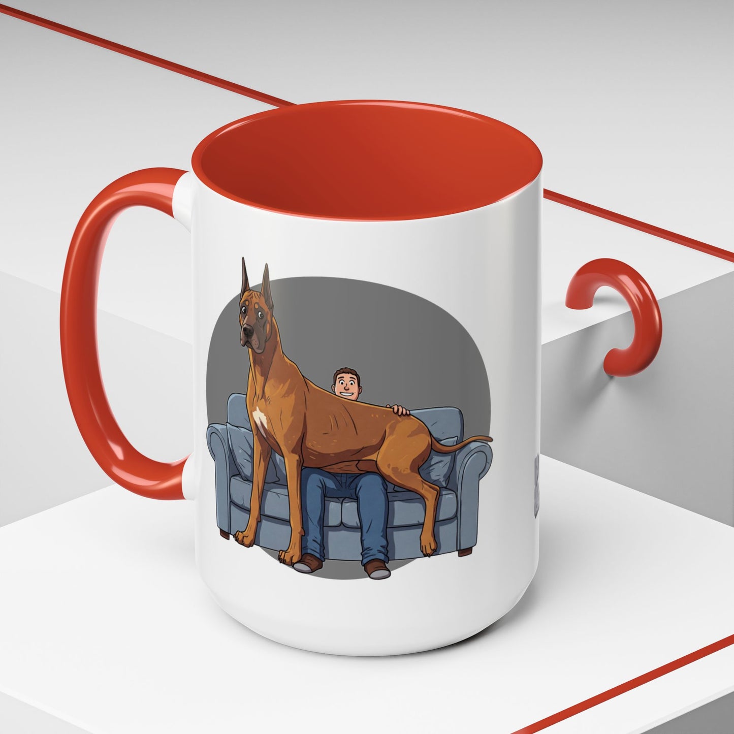 Hilarious Great Dane Lap Dog Coffee Mug - Funny Dog Lover Gift - Schmartypants