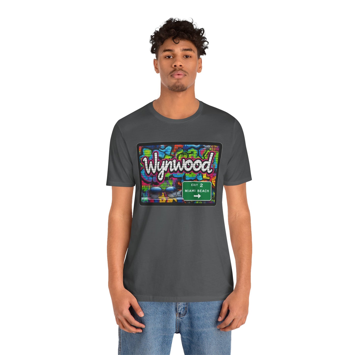 Wynwood Art Scene Tee, Unisex Graphic T-Shirt, Miami Beach Gift, Street Art Apparel, Casual Wear, Travel Inspiration