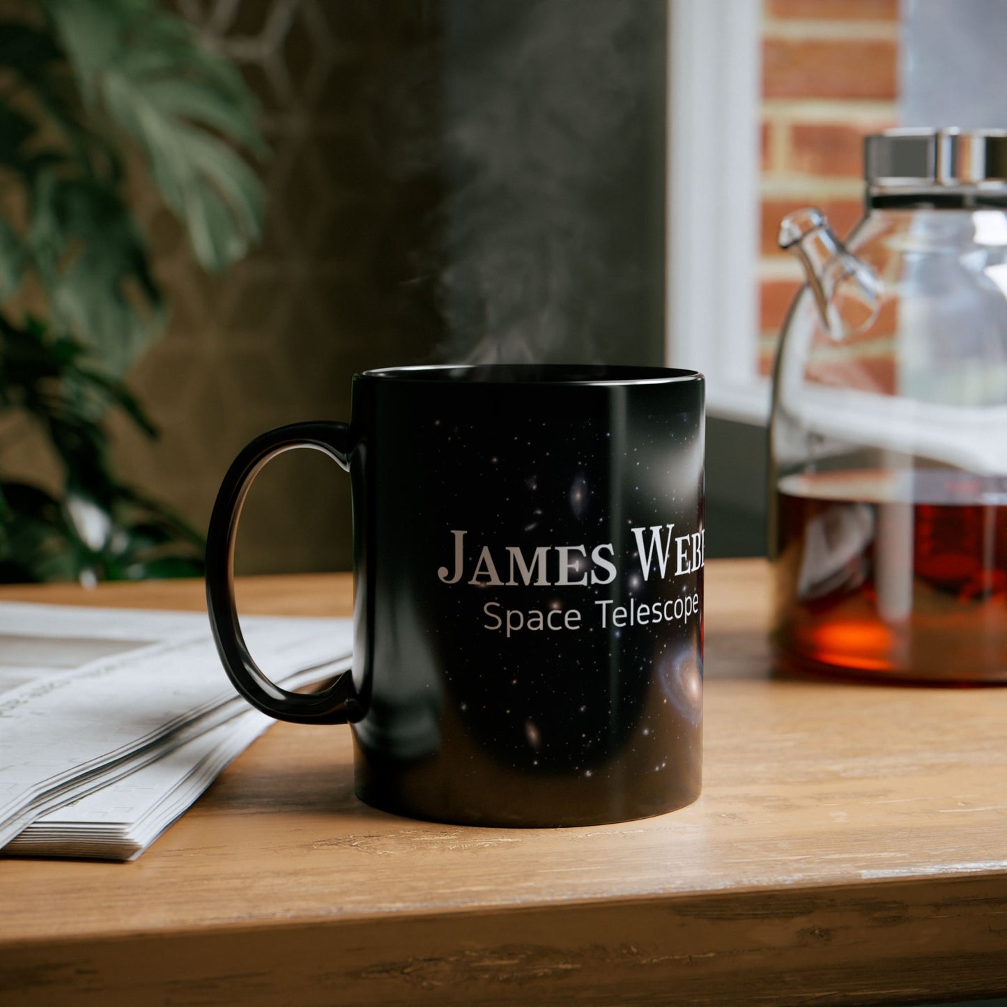 Astronomy Mug James Webb Space Telescope Design, Space Lover Coffee Cup, Gift for Stargazers, Galaxy Drinkware, Science Enthusiast Mug