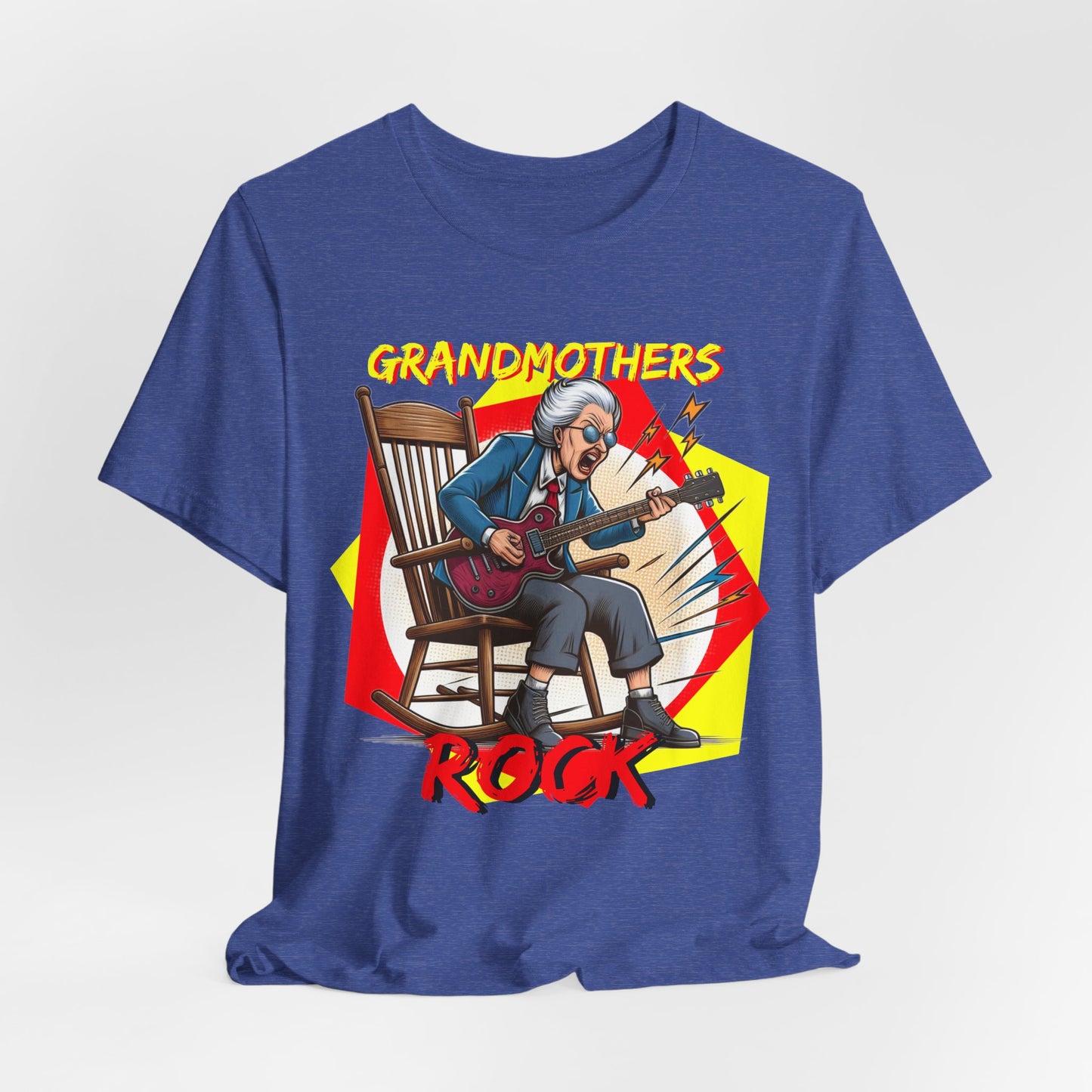 'Grandmothers Rock' Unisex Jersey Short Sleeve Tee - Funny Gift to Show Love for the Special Grandmother in Your Life - Schmartypants