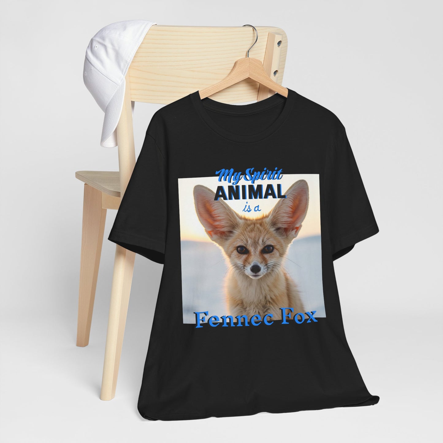 Fennec Fox Spirit Animal Tee - Unisex Short Sleeve Shirt - Fox Lovers - Schmartypants
