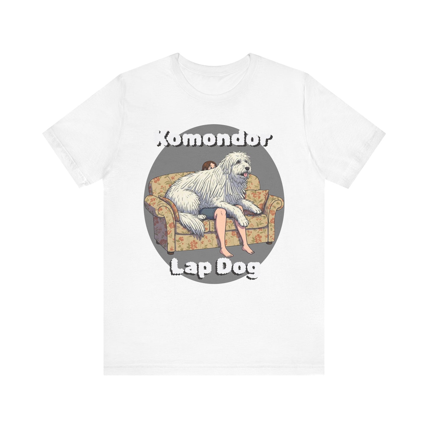 Komondor Lap Dog Unisex Tee - Funny Dog Lover's Short Sleeve Shirt - Schmartypants