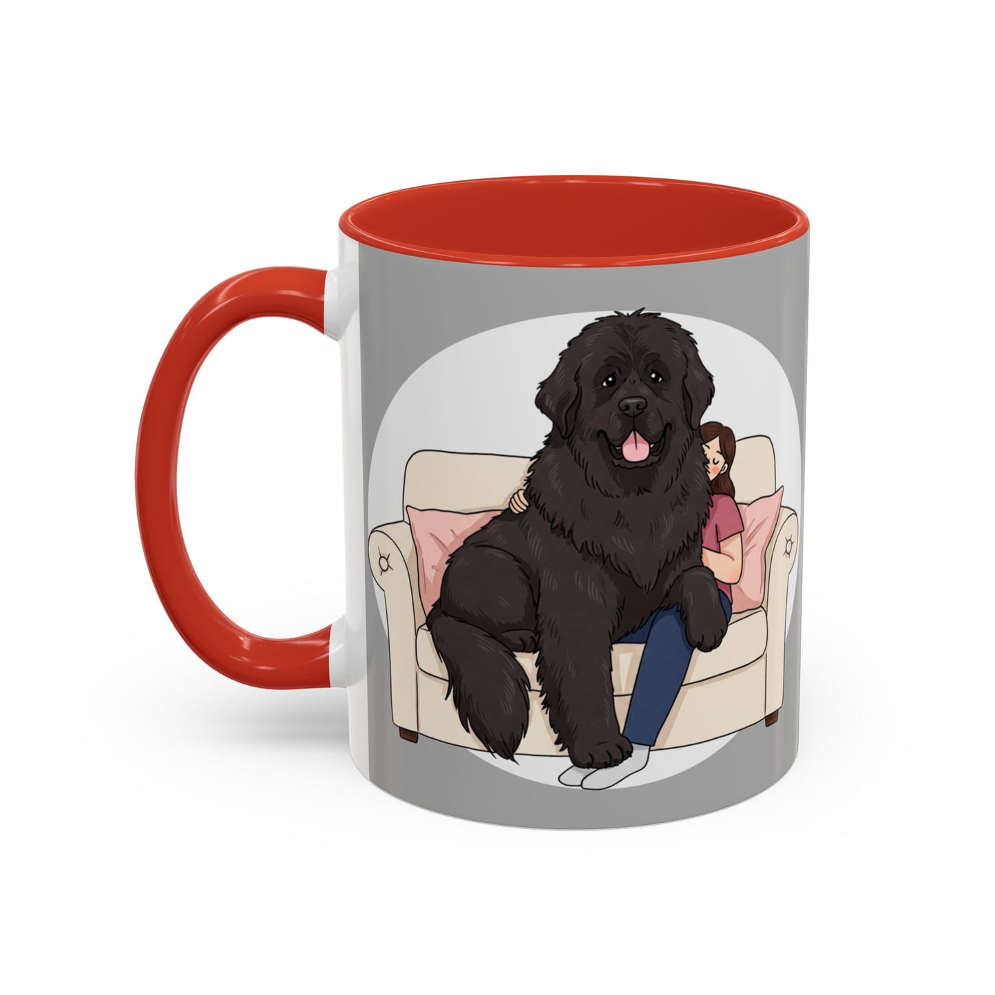 Funny Newfoundland Lap Dog Coffee Mug - Perfect Gift for Dog Lovers, Pet Parents, Cozy Home Decor, Caffeine Fix, Unique Gift Idea - Schmartypants