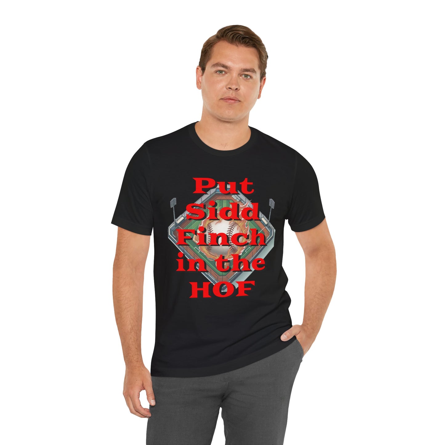 Baseball Fantasy Satirical Shirt, Funny Sports Tee, Mythological Fireballing Pitcher Gift, Sidd Finch April Fool's Joke, Unisex Jersey