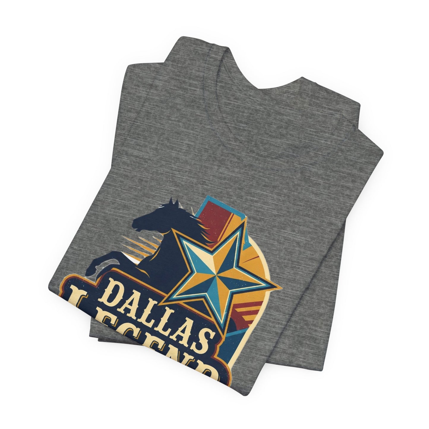 Dallas Legend Unisex Jersey Tee - Casual Style, Gift for Sports Fans, Comfort Wear, Game Day Apparel, Unique Shirt Design