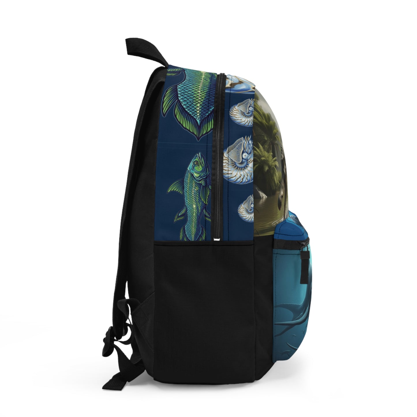 Marine Dino Adventure Backpack - Perfect for Kids, School, Travel, Dinosaur Lovers, Gifts for Birthdays, Back to School