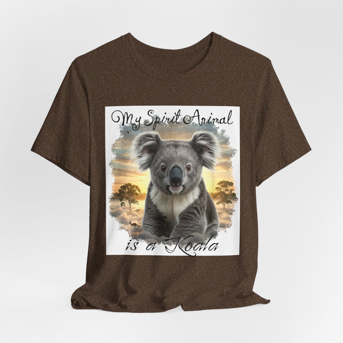 'My Spirit Animal is a Koala' Unisex Jersey Tee - Nature Lover's Gift - Beautiful Aussie Shirt - Schmartypants