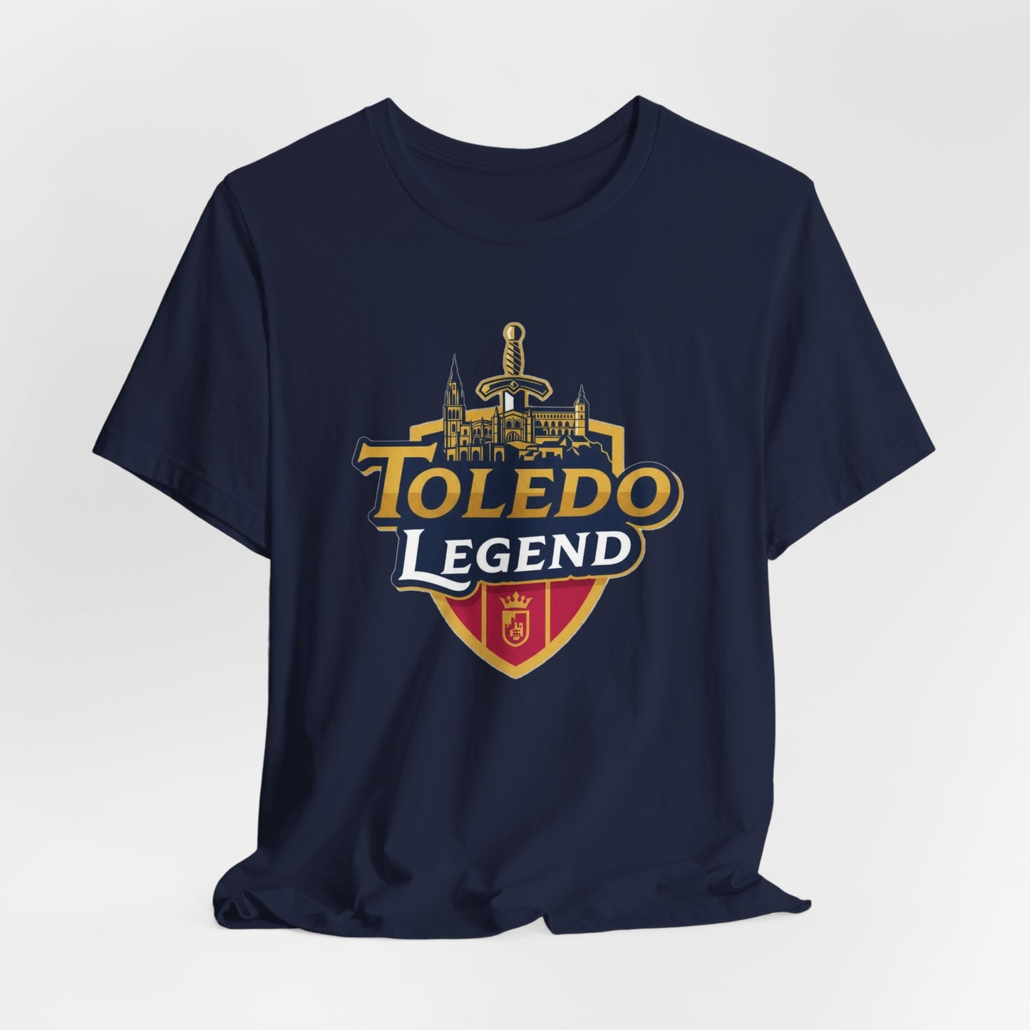 Toledo Spain Legend Unisex Tee | Casual Wear, Souvenir T-shirt, Travel Apparel, Unique Graphic Shirt
