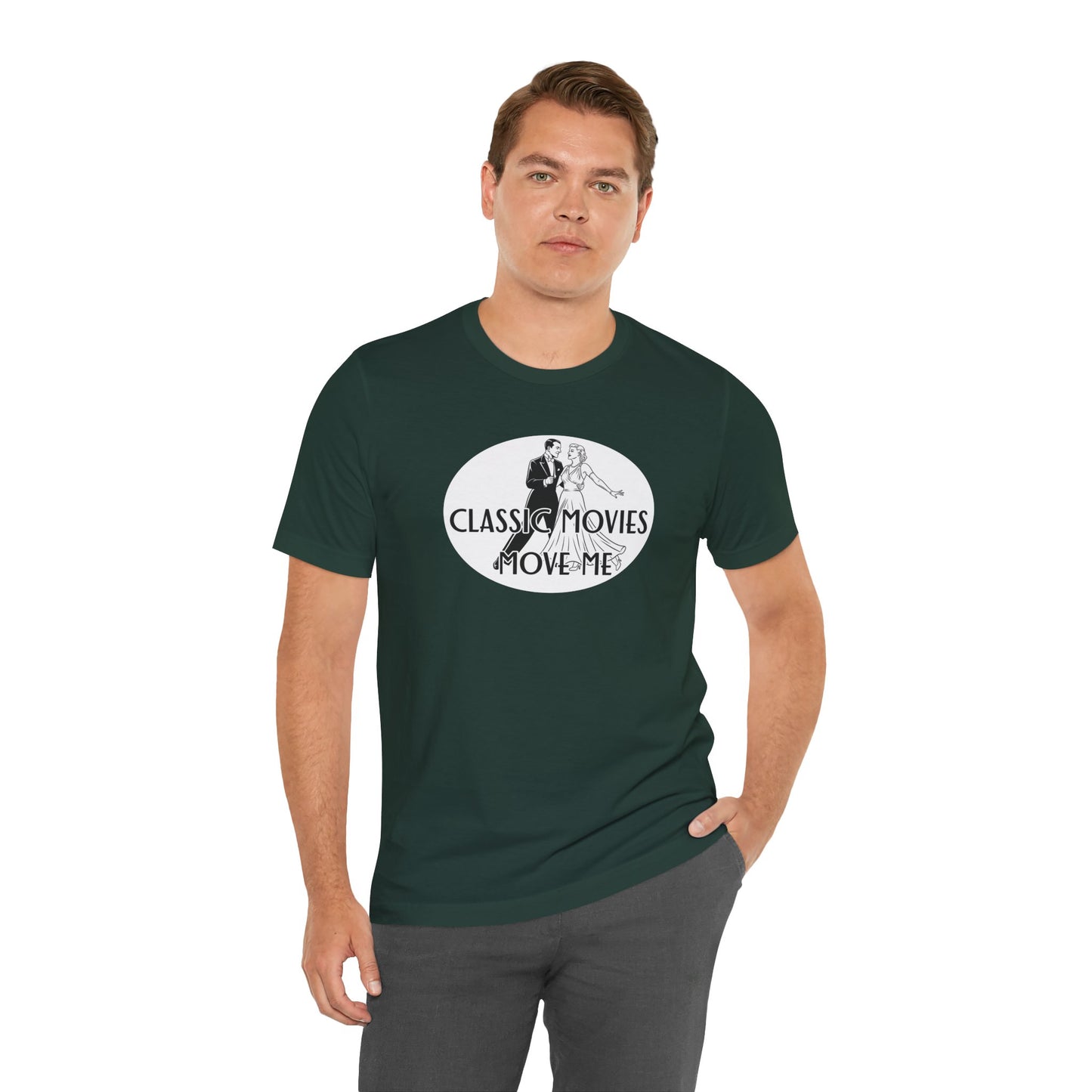 Classic Movies Move Me Unisex Tee - Retro Film Lover's Shirt, Movie Night Apparel, Gift for Film Buffs, Vintage Cinema Fan Tee