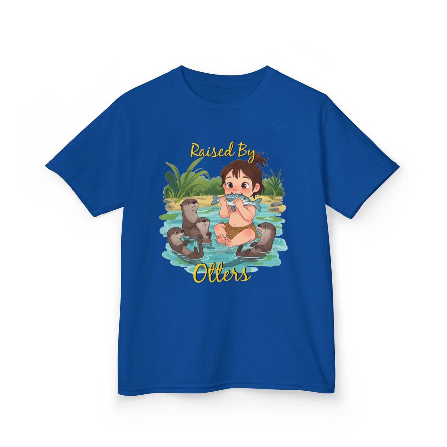 Cute Otter Kid's Tee, Fun Summer Shirt, Animal Lover Gift, Birthday Party Clothes, Playdate Outfit, Nature Kids Apparel