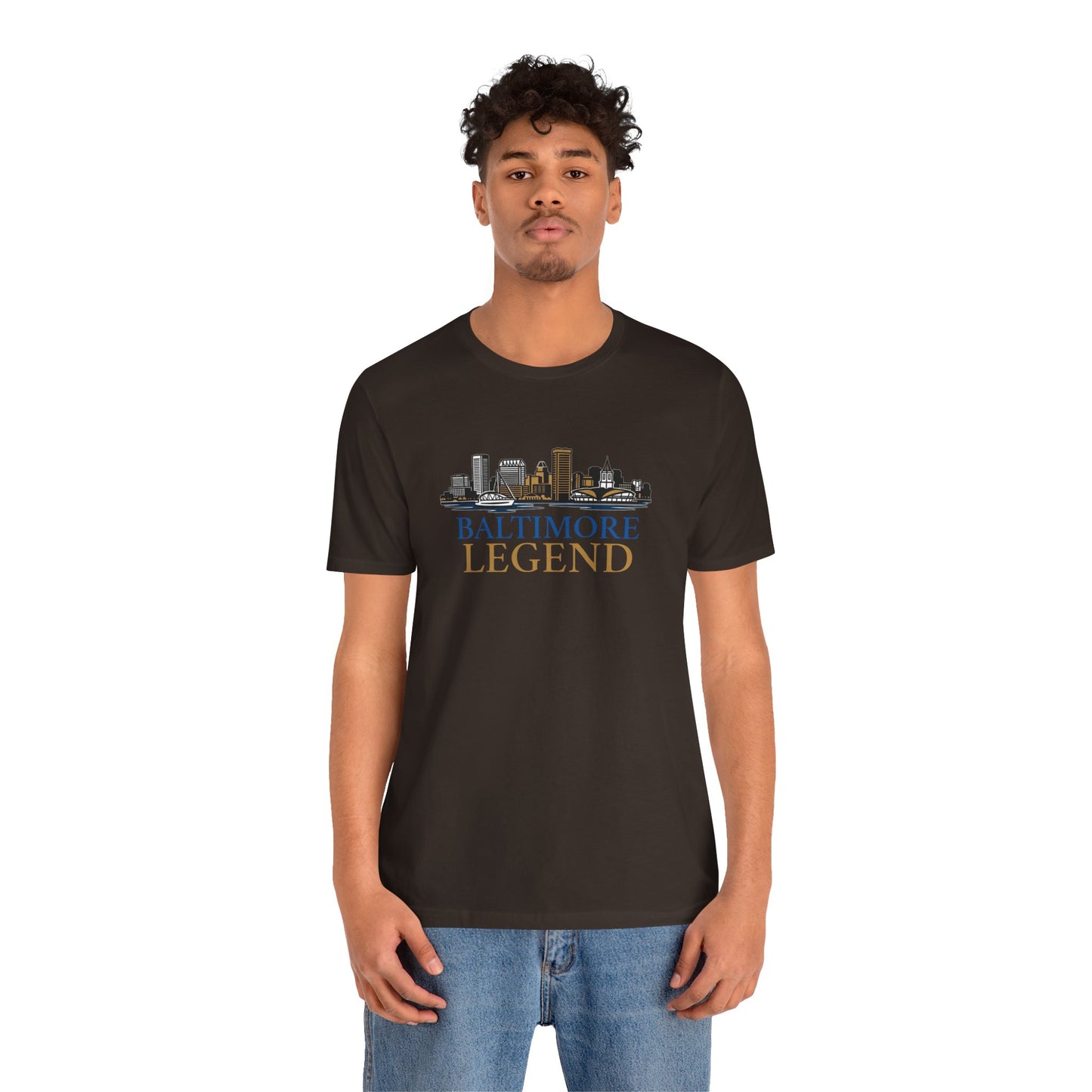 Baltimore Legend Unisex Tee, Graphic T-Shirt, Urban Style Shirt, Gift for City Lovers, Baltimore Pride Apparel, Baltimore Souvenir Shirt