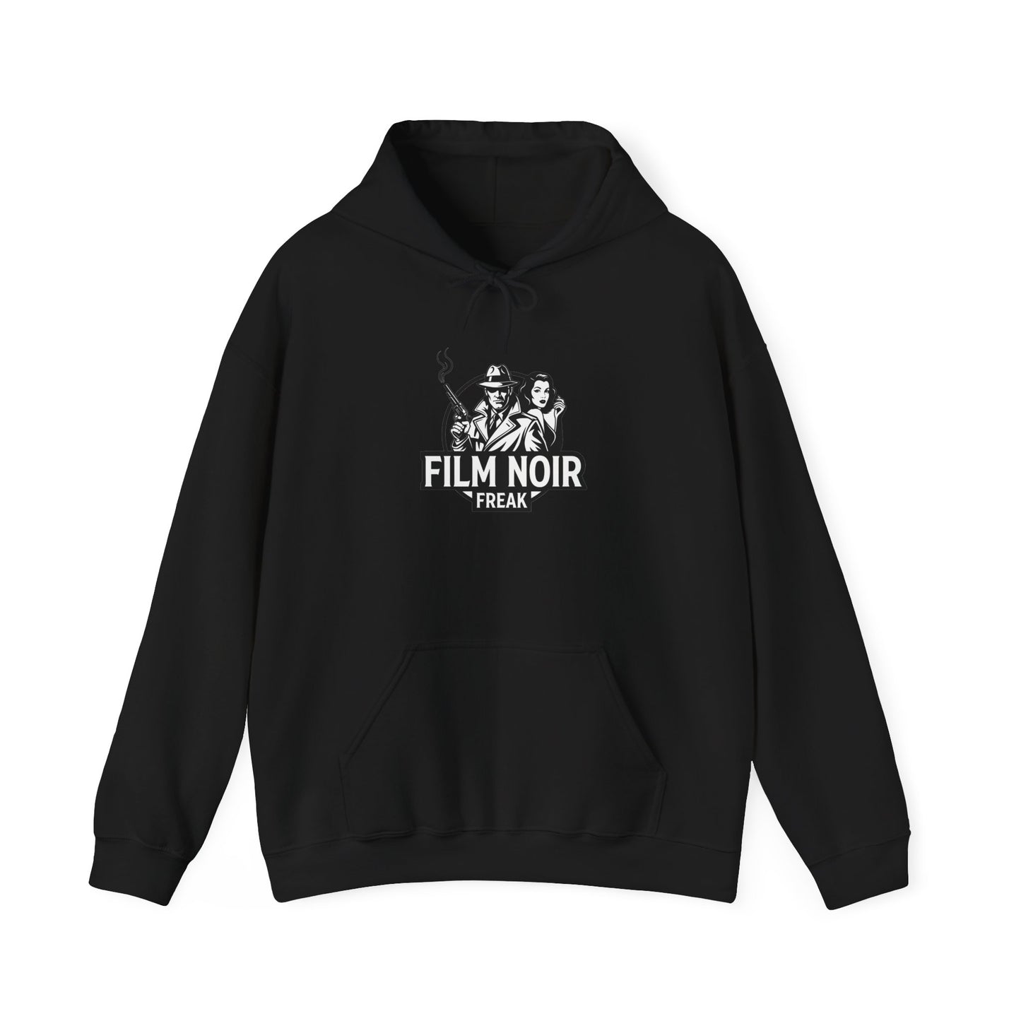 Film Noir Freak Unisex Hoodie, Vintage Movie Sweatshirt, Cozy Black Hoodie, Artist Gift, Fall Fashion Essential
