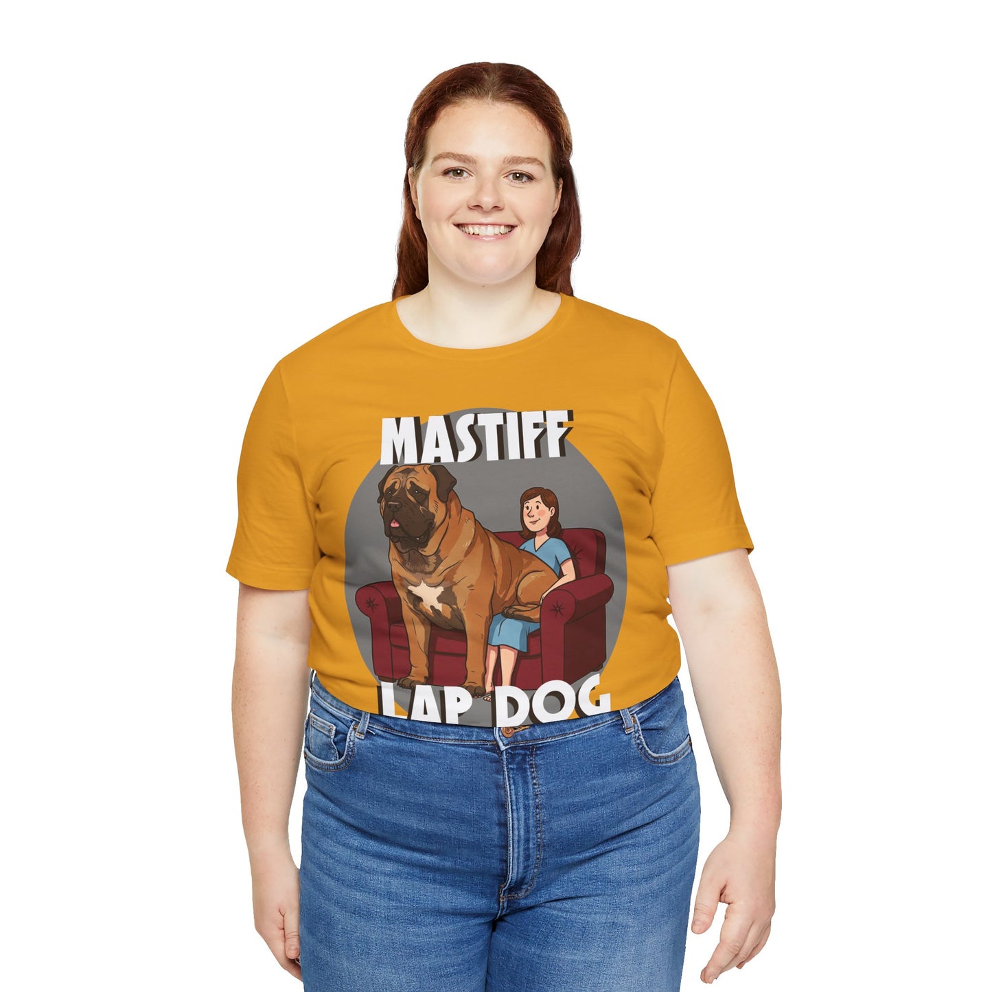 Mastiff Lap Dog T-Shirt – Hilarious and Comfy Tee for Dog Lovers - Schmartypants