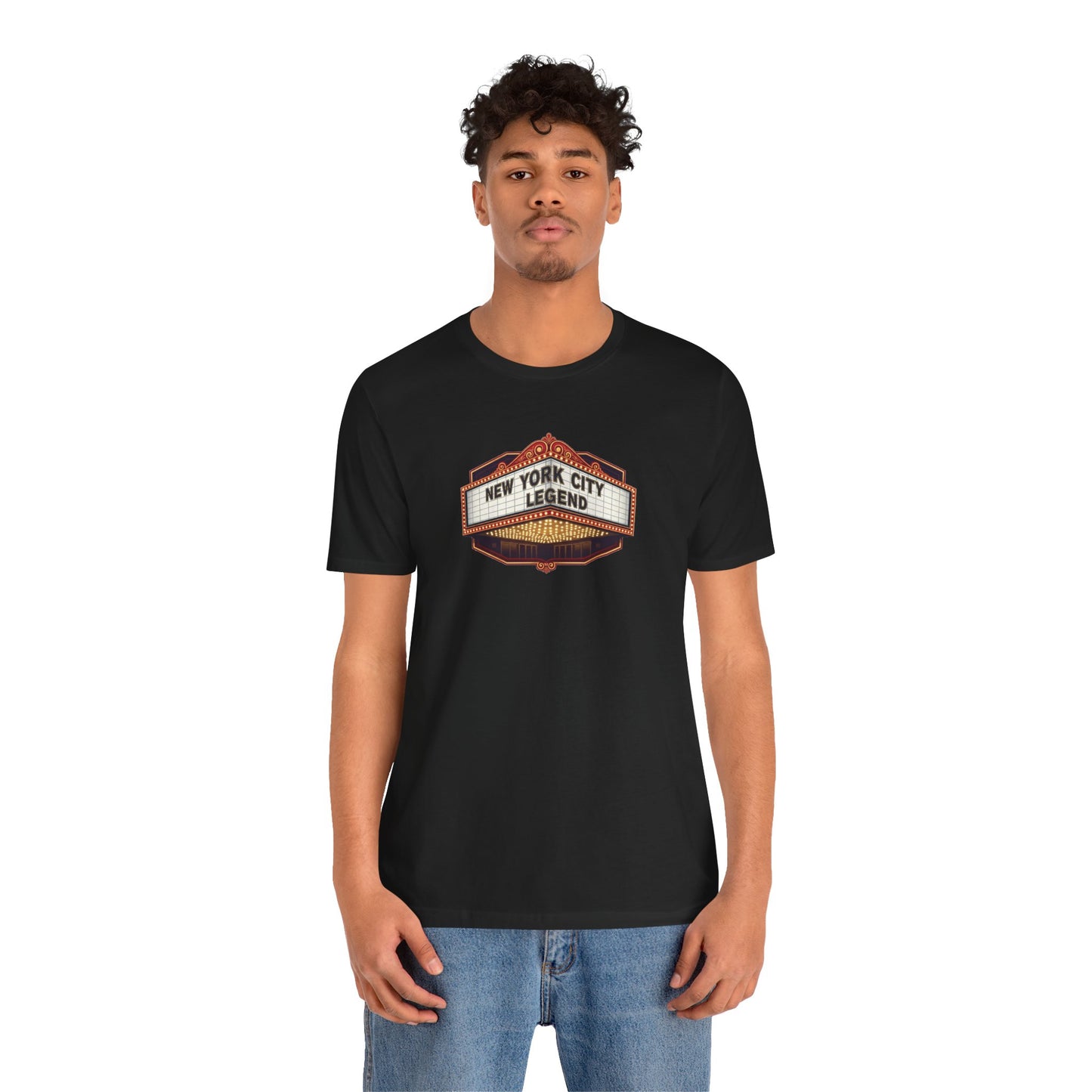 New York City Legend Unisex Jersey T-Shirt, NYC Nightlife Fashion Tee