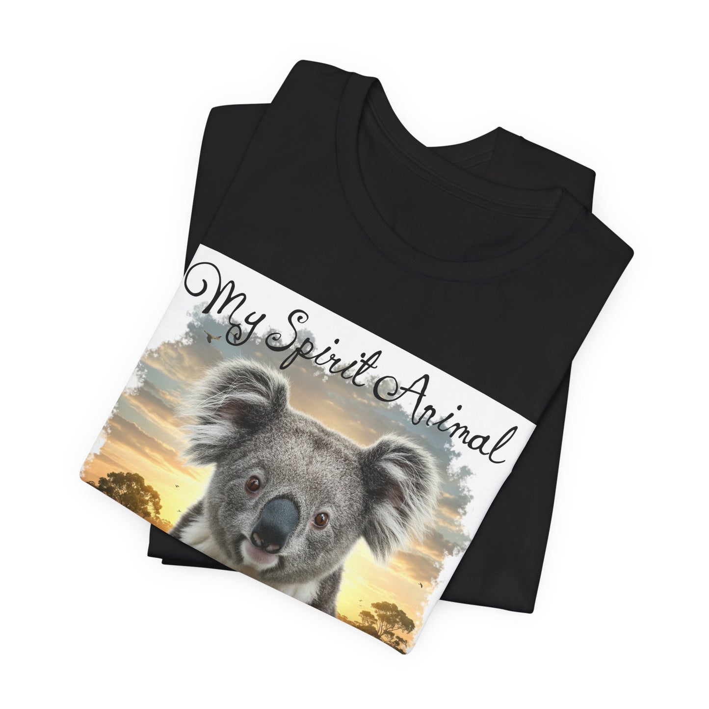 'My Spirit Animal is a Koala' Unisex Jersey Tee - Nature Lover's Gift - Beautiful Aussie Shirt - Schmartypants