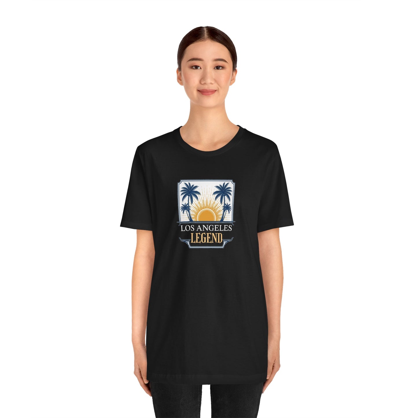 Los Angeles Legend Tee, Unisex Short Sleeve Shirt, California Pride, Summer Vibe, Travel Gift, Casual Wear, L.A. Souvenir Tee