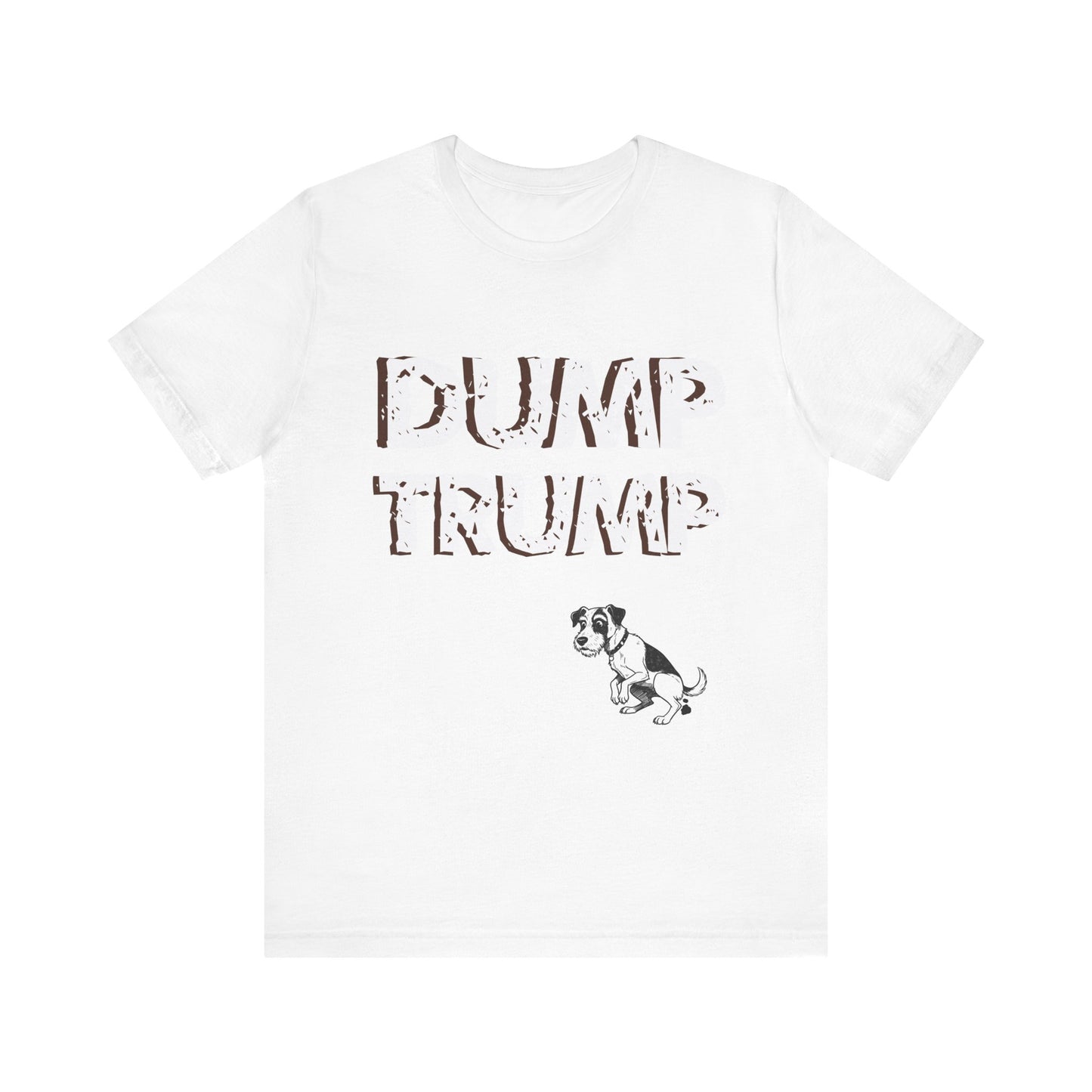 Funny Protest Unisex Jersey Tee - "Dump Trump" Graphic - Activist Wear - Schmartypants