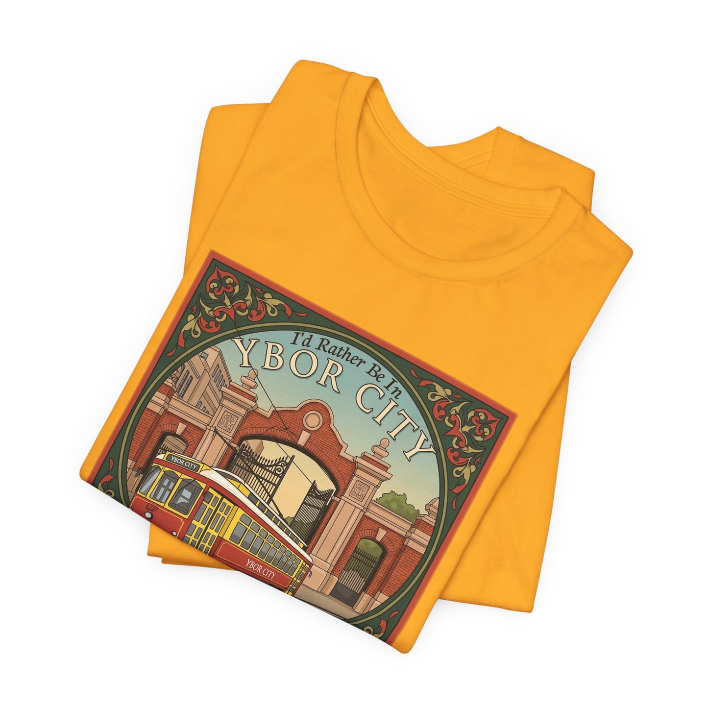 Ybor City Vintage Tee, Tampa Florida Arts District Unisex Shirt, Music Lovers Gift, Retro Style T-shirt, Hipster Clothing