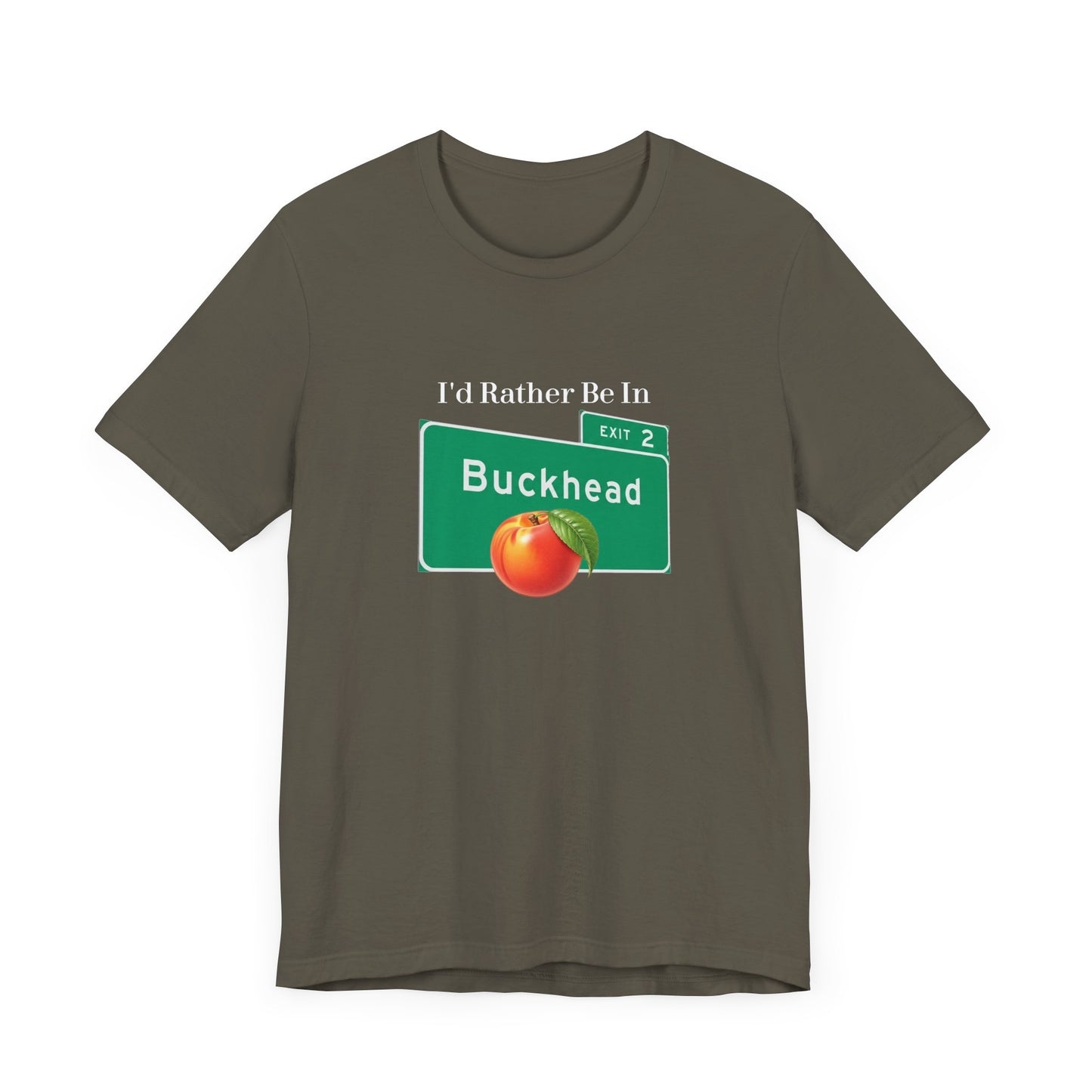 Buckhead Atlanta Unisex Tee, Georgia Tech Shirt, Downtown Club Scene Top, Atlanta GA Gift, Short Sleeve T-Shirt, Georgia Home Shirt