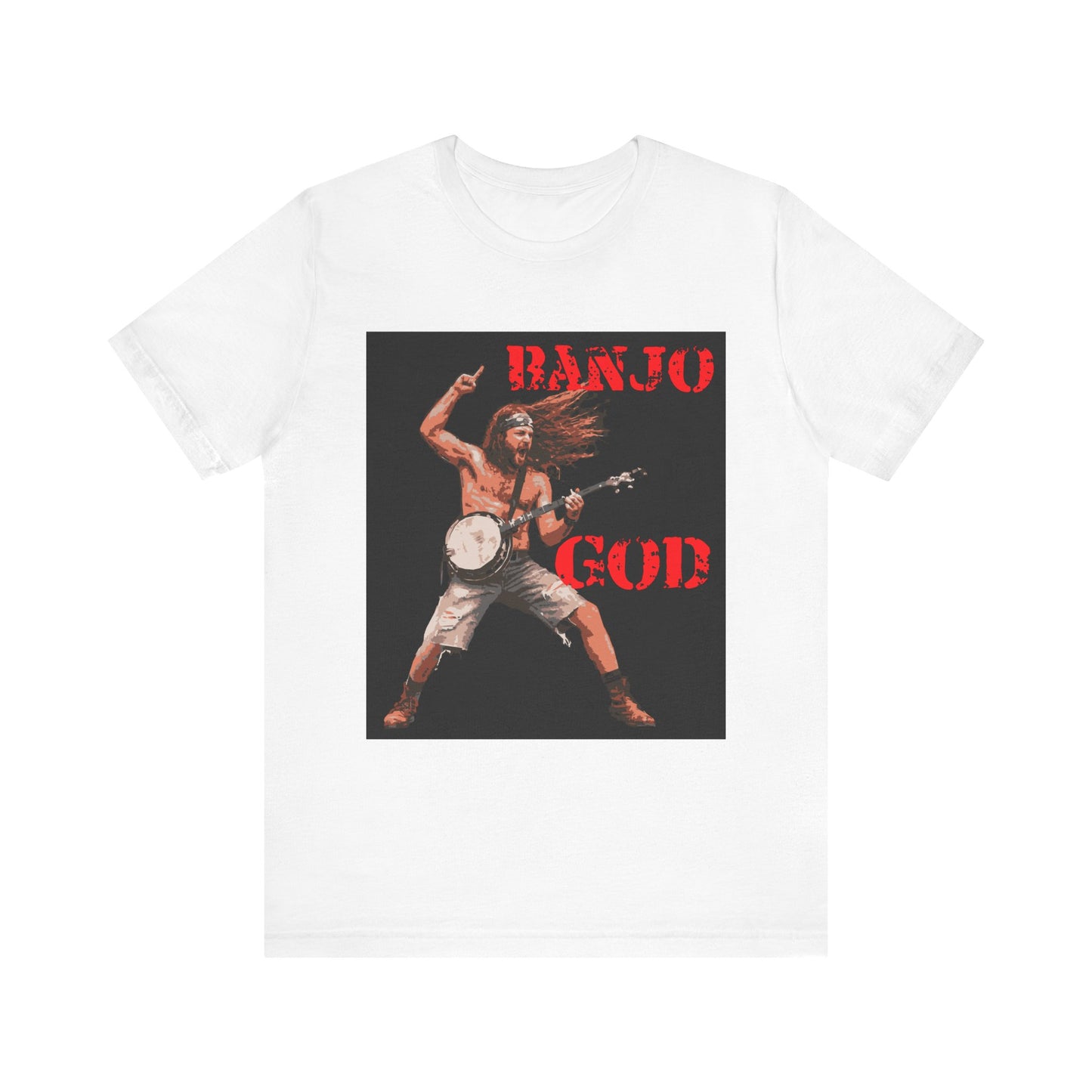Banjo God Unisex Jersey Tee - Fun & Vibrant Music Apparel - Schmartypants