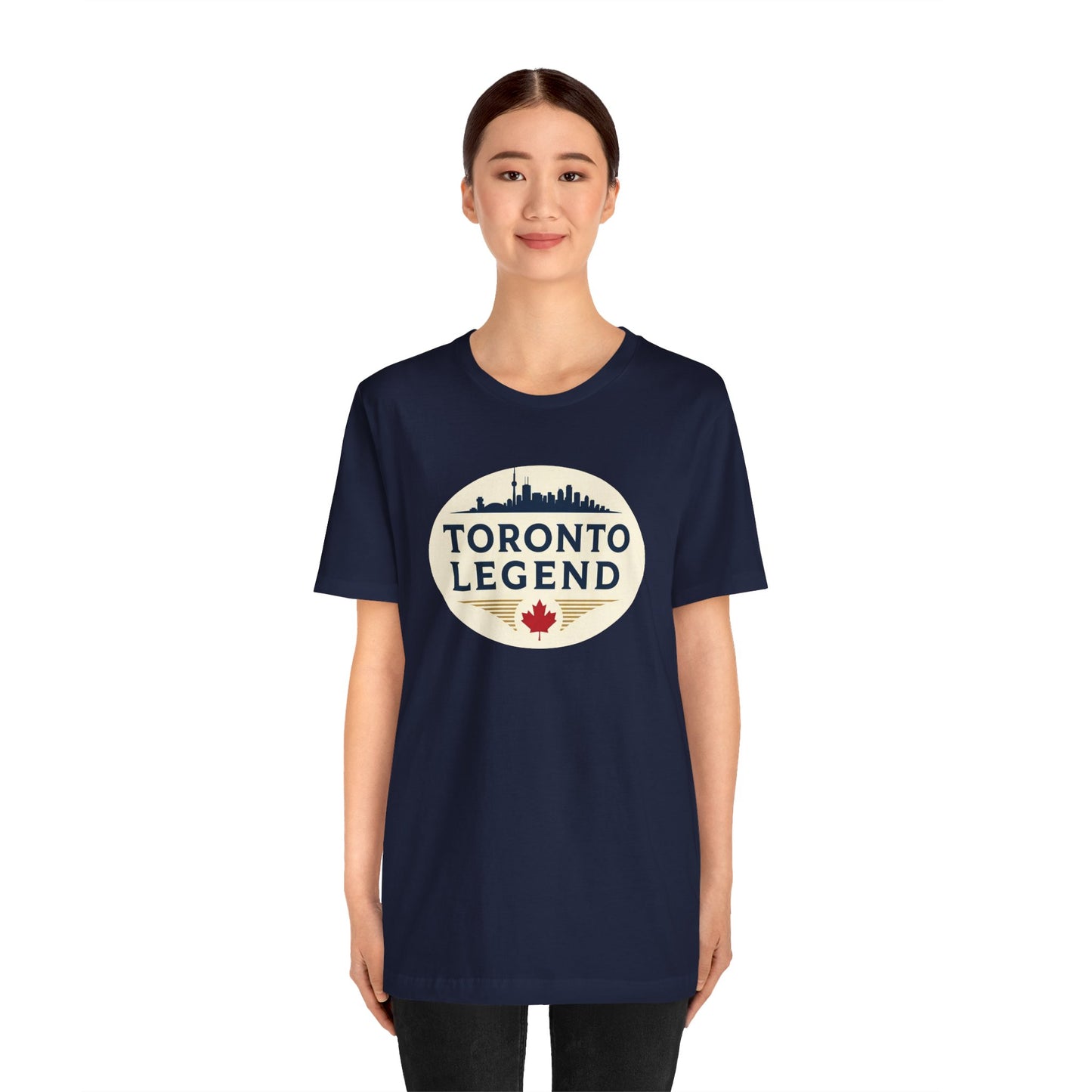 Toronto Legend Unisex Jersey Short Sleeve Tee, Toronto T-Shirt, Travel Shirt, Canada Souvenir, Gift for Travelers, Casual Wear