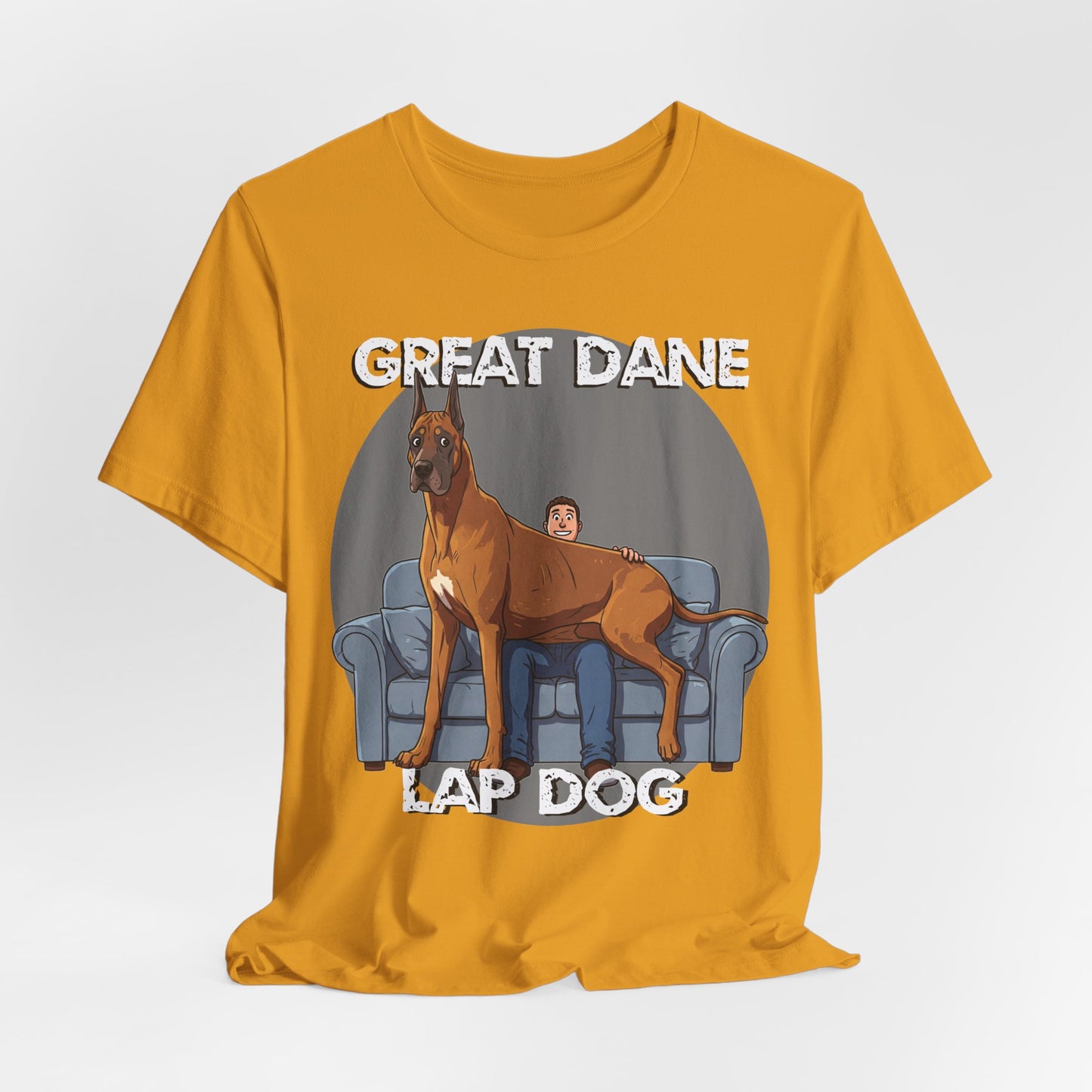 Great Dane Lap Dog Unisex Tee - Hilarious Dog Lover Graphic T-Shirt - Schmartypants